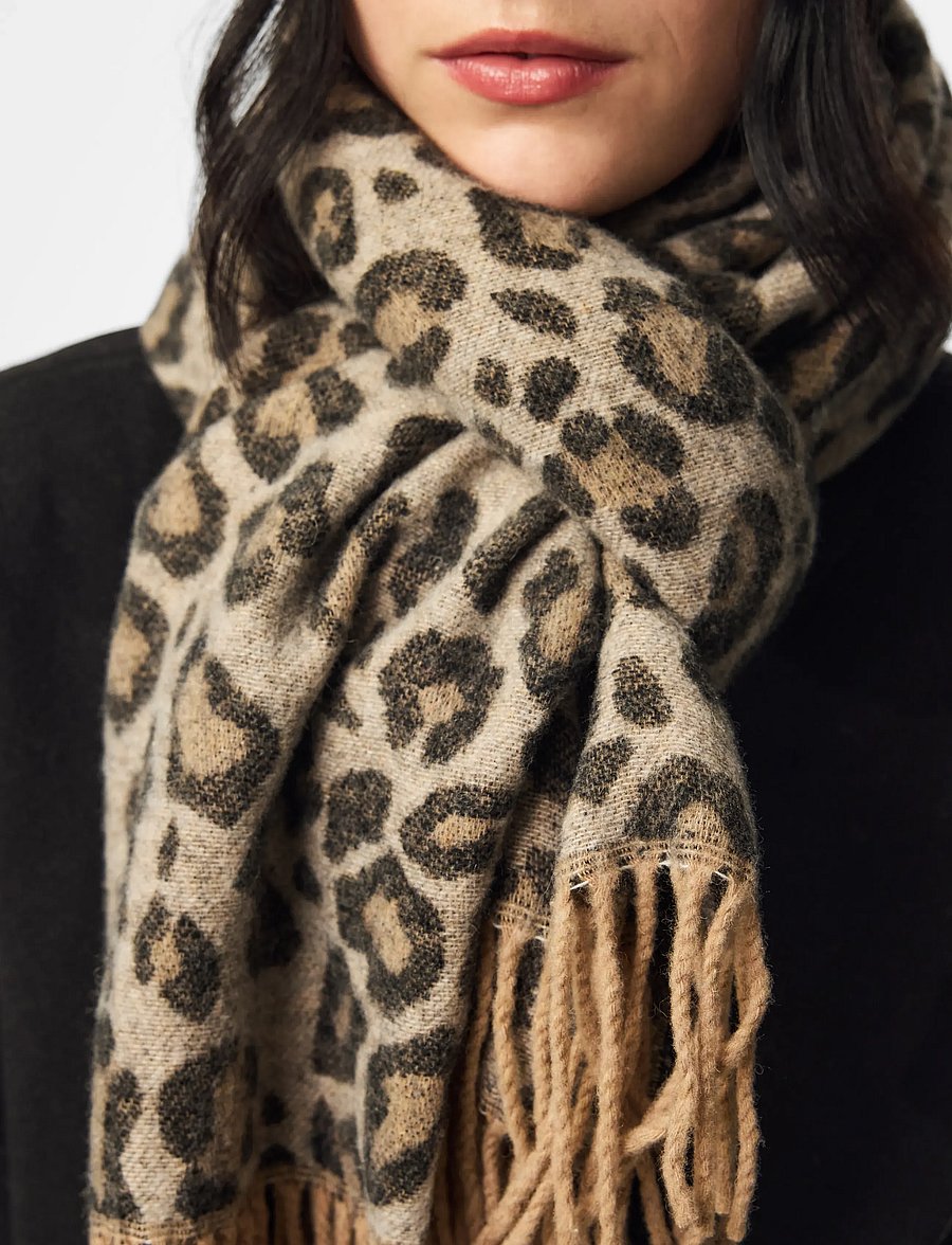 Pieces - PCJIRA SCARF NOOS BC - halstørklæder - natural - 3