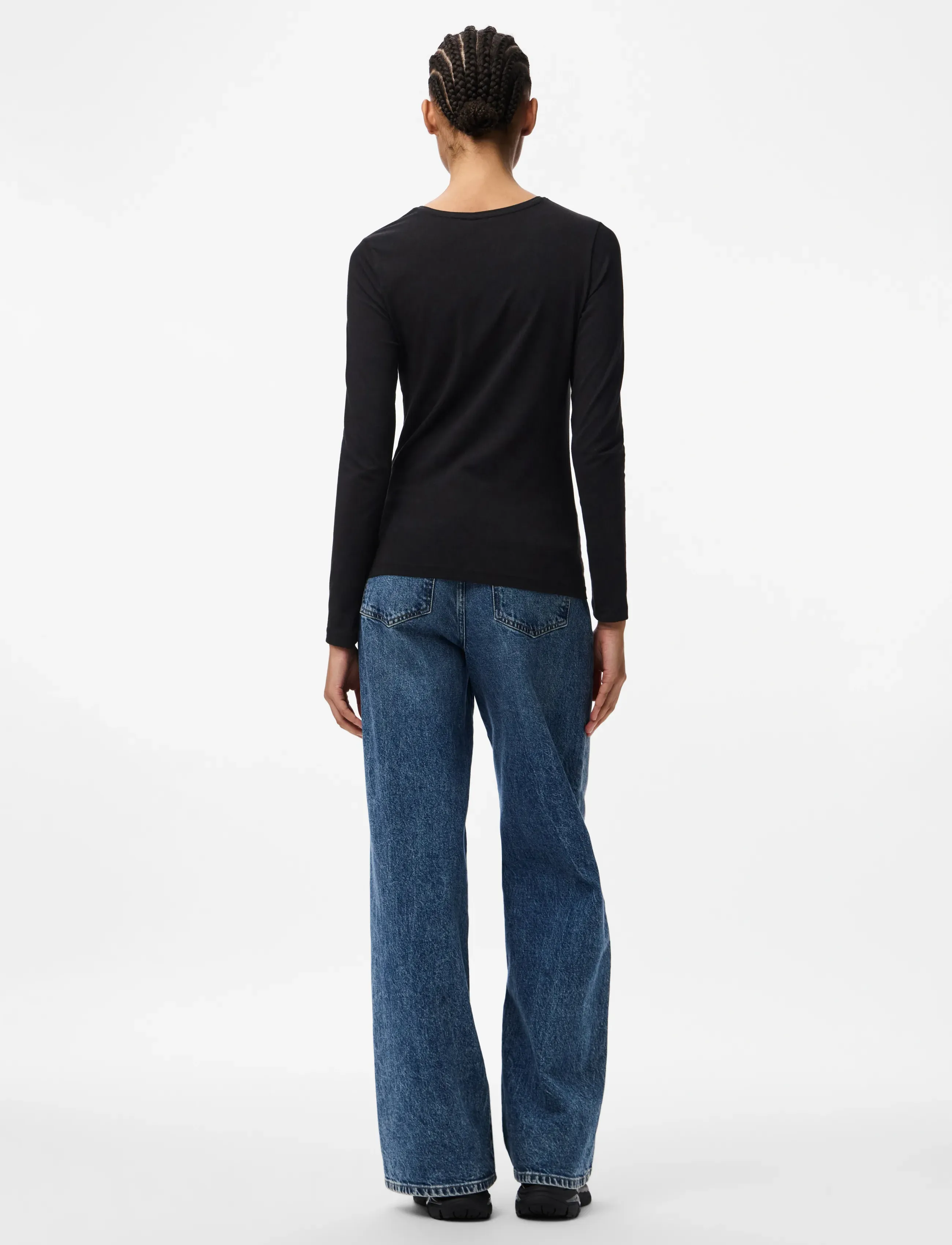 Pieces - PCSIRENE LS TEE JRS NOOS BC - palaidinukės ilgomis rankovėmis - black - 3