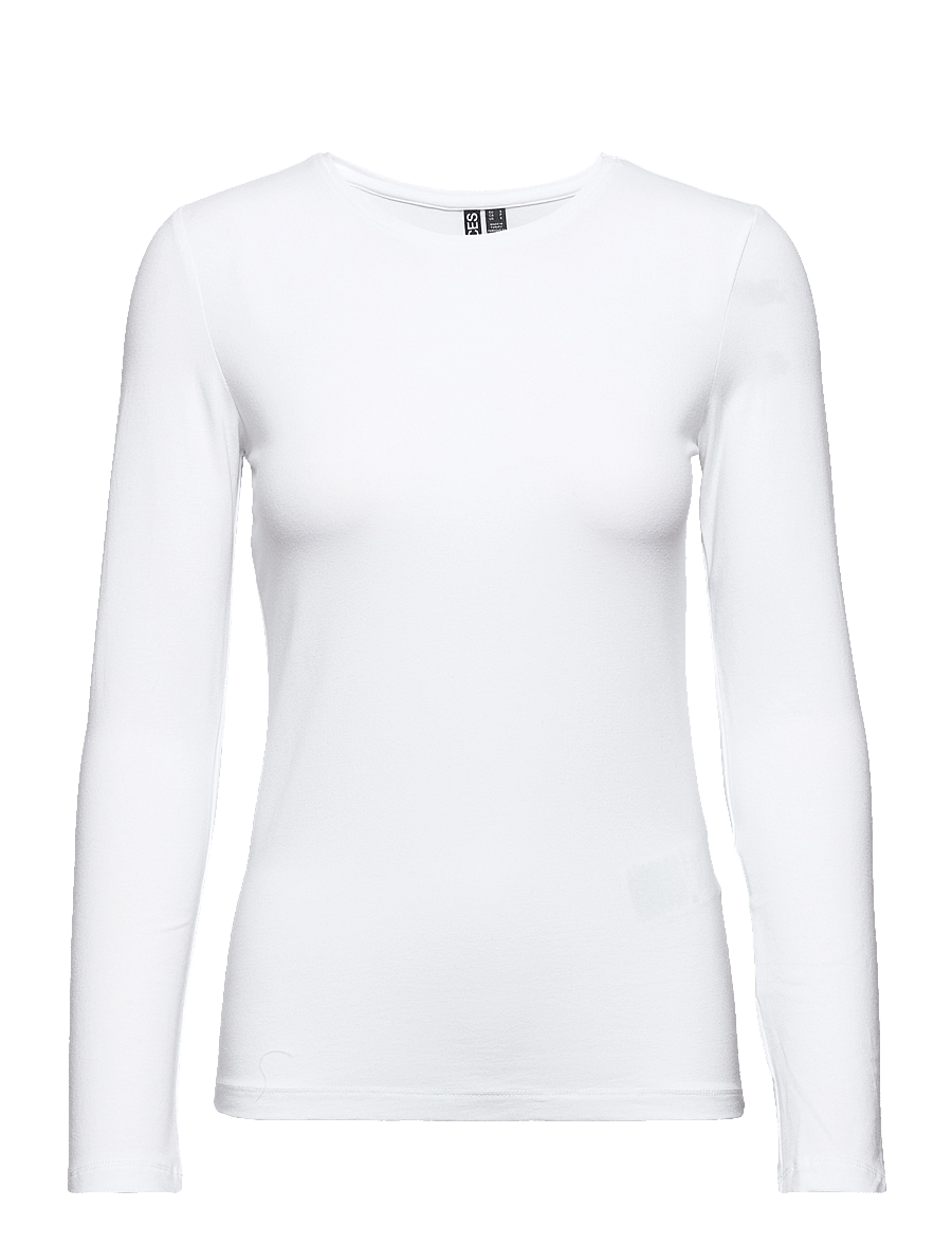 Pieces - PCSIRENE LS TEE JRS NOOS BC - oberteile - bright white - 1