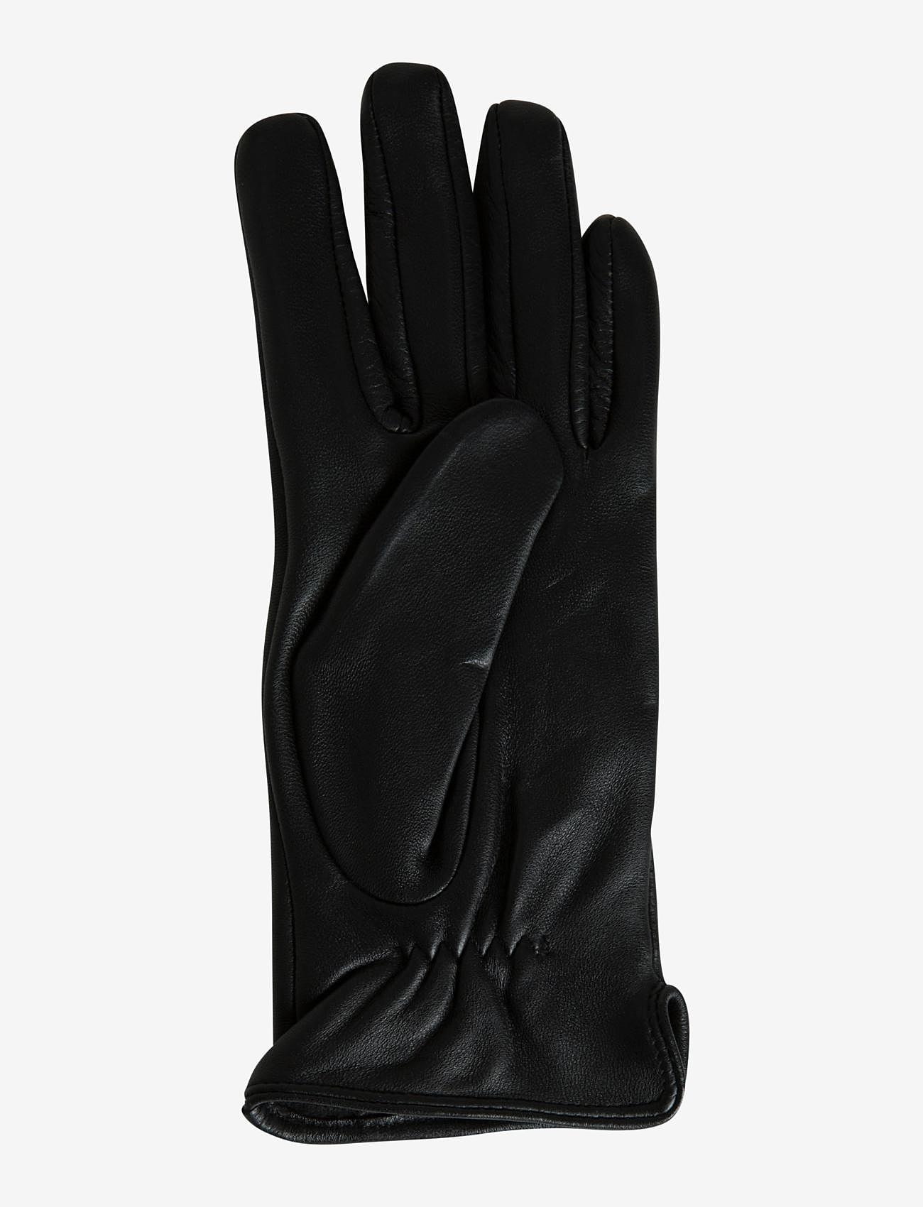 Pieces - PCNELLIE LEATHER SMART GLOVE NOOS - handsker - black - 3