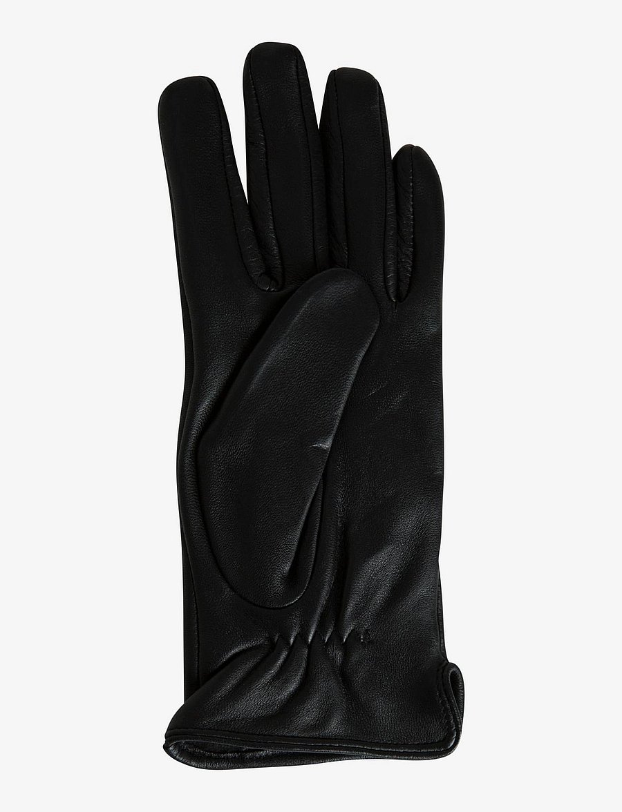 Pieces - PCNELLIE LEATHER SMART GLOVE NOOS - leren handschoenen - black - 3