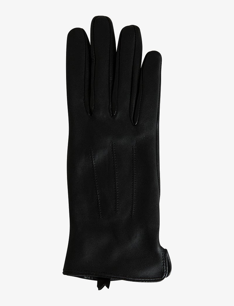 Pieces - PCNELLIE LEATHER SMART GLOVE NOOS - handsker - black - 4