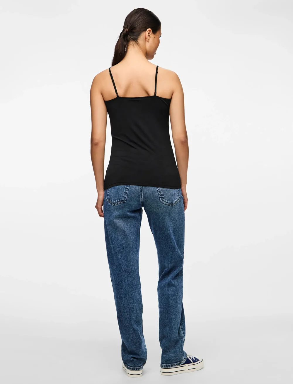 Pieces - PCKATE LACE SINGLET JRS NOOS - Överdelar - black - 3
