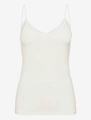 PCKATE LACE SINGLET NOOS - CLOUD DANCER