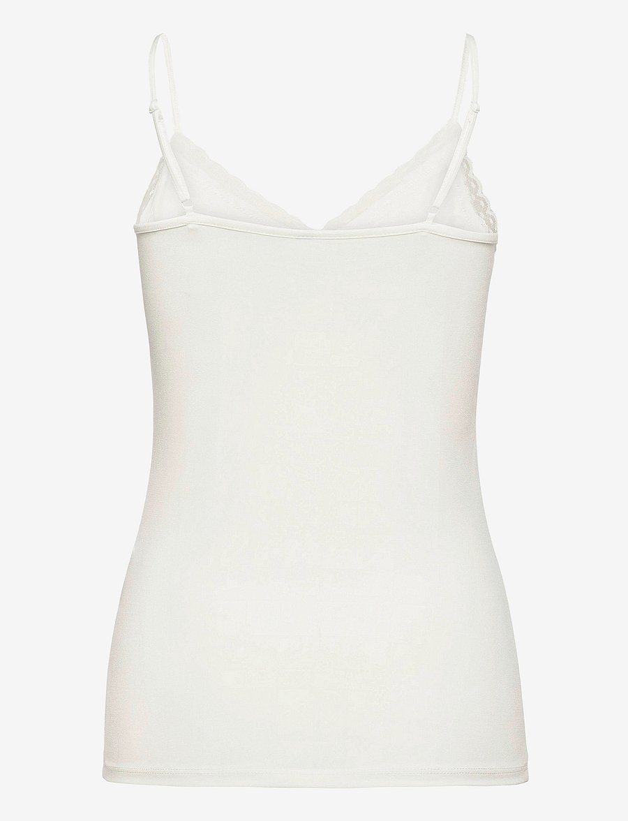 Pieces - PCKATE LACE SINGLET JRS NOOS - overdele - cloud dancer - 2