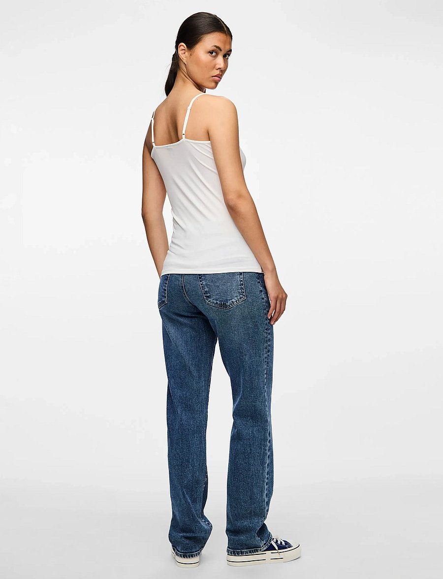 Pieces - PCKATE LACE SINGLET JRS NOOS - overdele - cloud dancer - 3