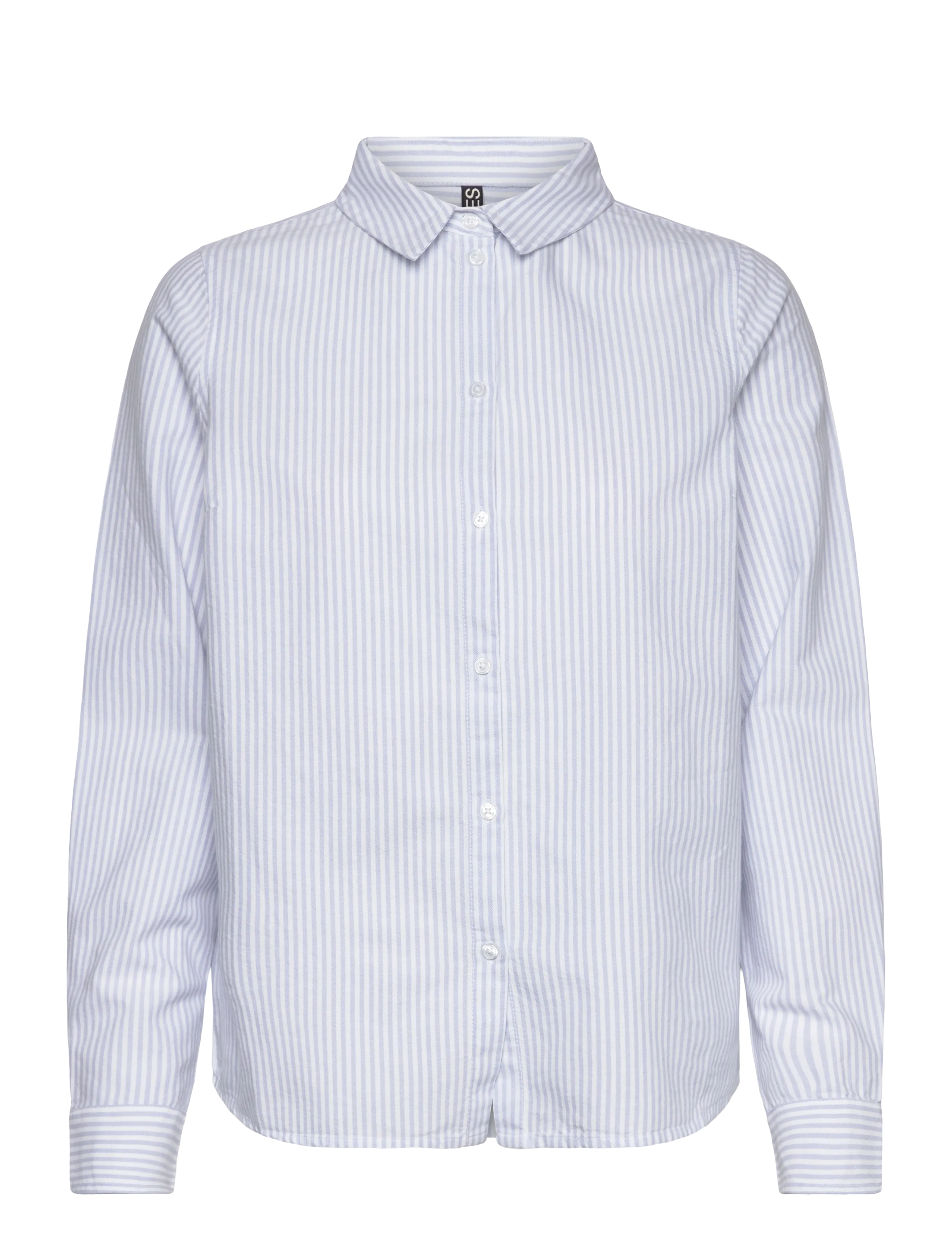 Pieces PCIRENA LS OXFORD SHIRT WVN NOOS - Bluser & Skjorter - BRIGHT WHITE / blue