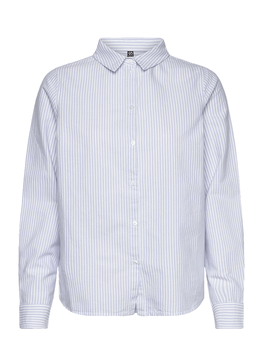 Pieces - PCIRENA LS OXFORD SHIRT WVN NOOS - langærmede skjorter - bright white - 1