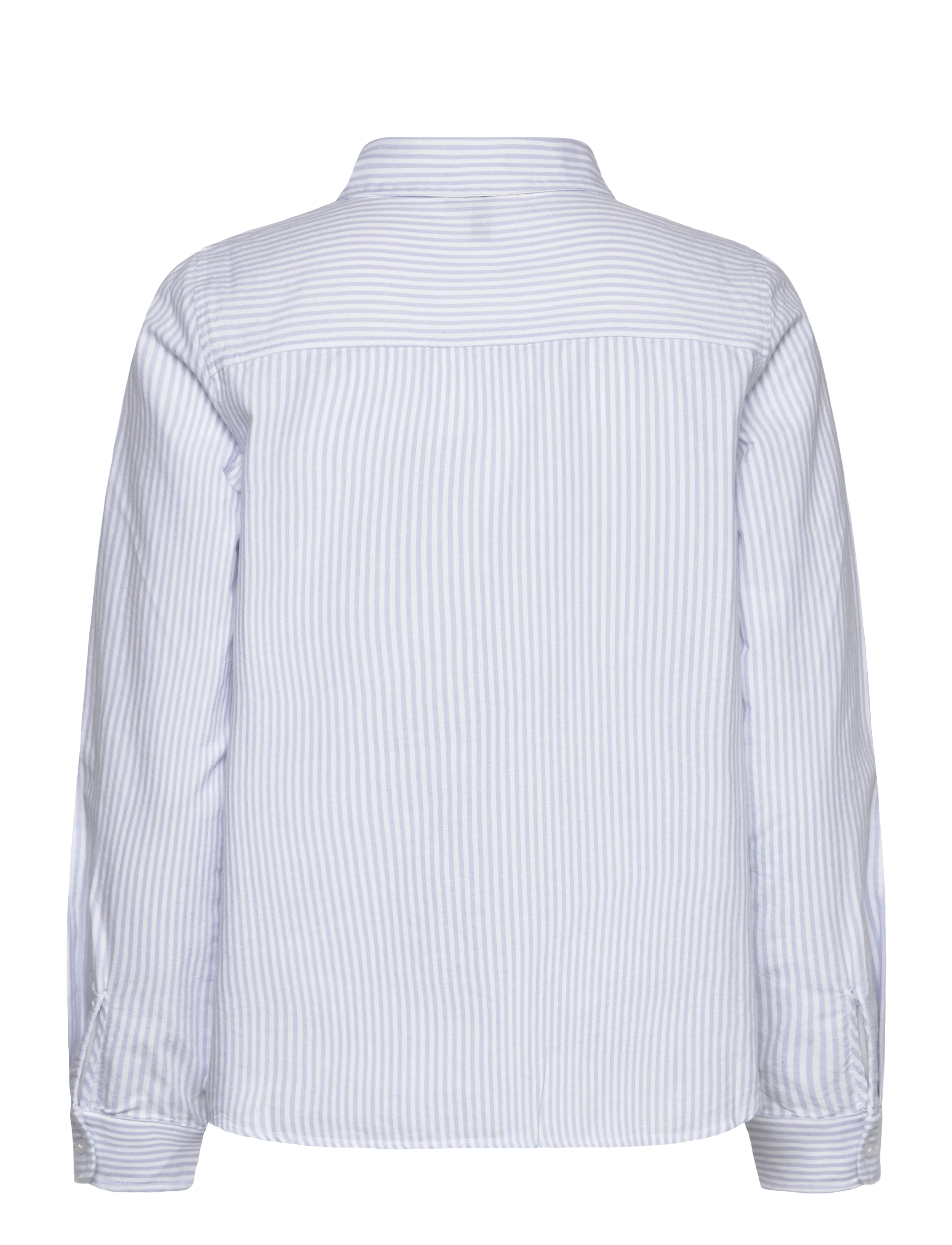 Pieces - PCIRENA LS OXFORD SHIRT WVN NOOS - langærmede skjorter - bright white - 2