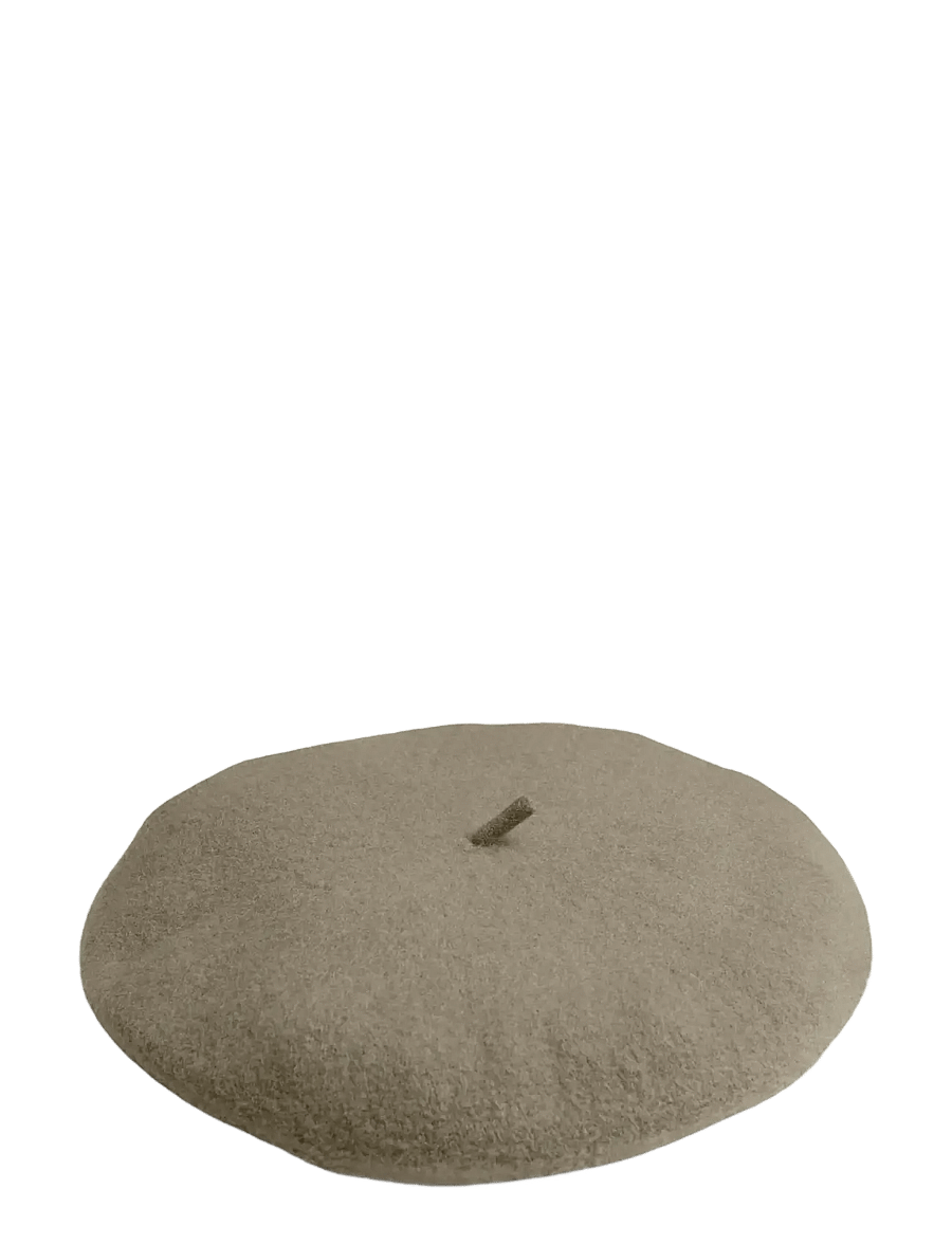 Pieces - PCFRENCH WOOL BERET - hüte - greige - 1