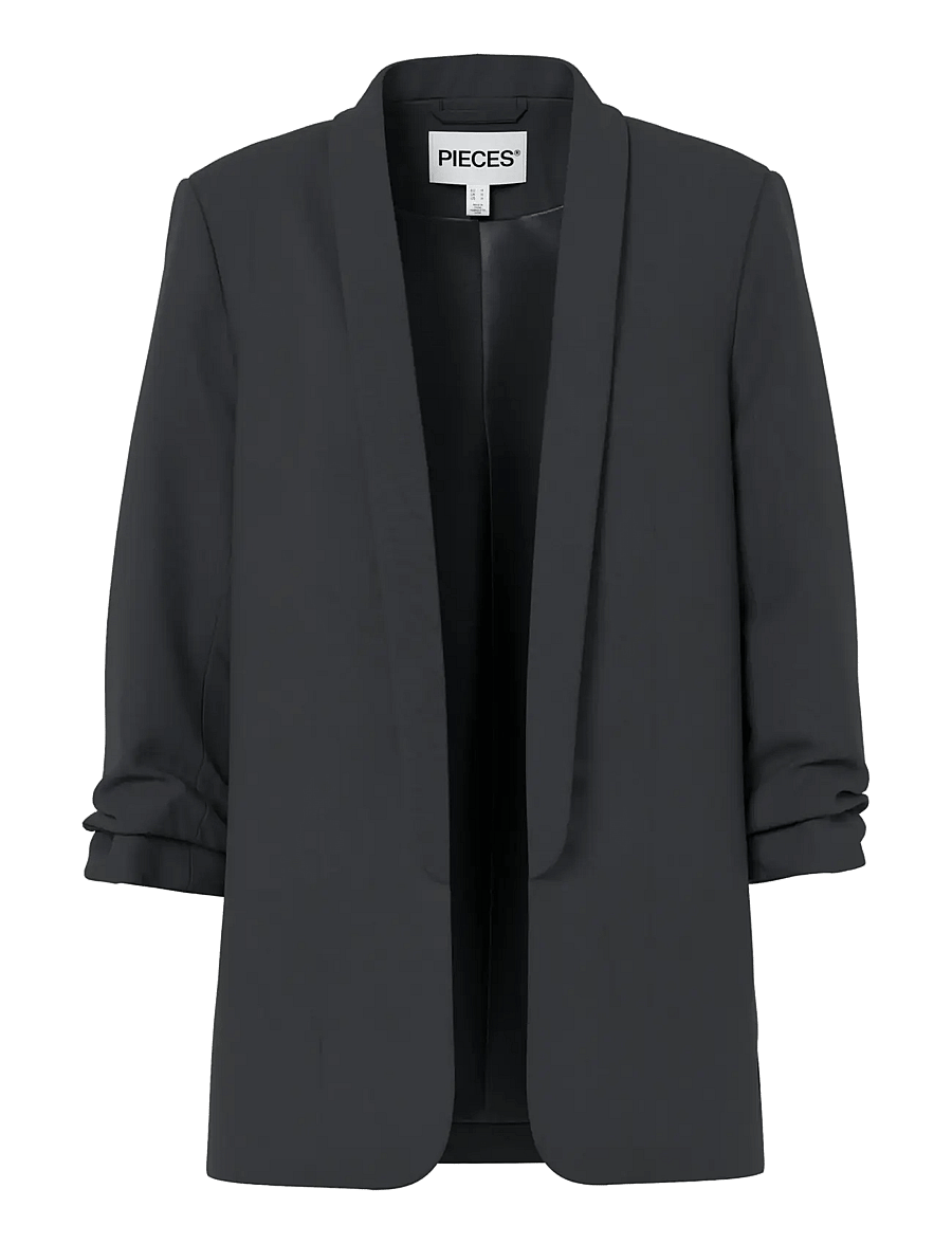 Pieces - PCBOSELLA 3/4 BLAZER NOOS BC - blazers met één knopenrij - black - 1
