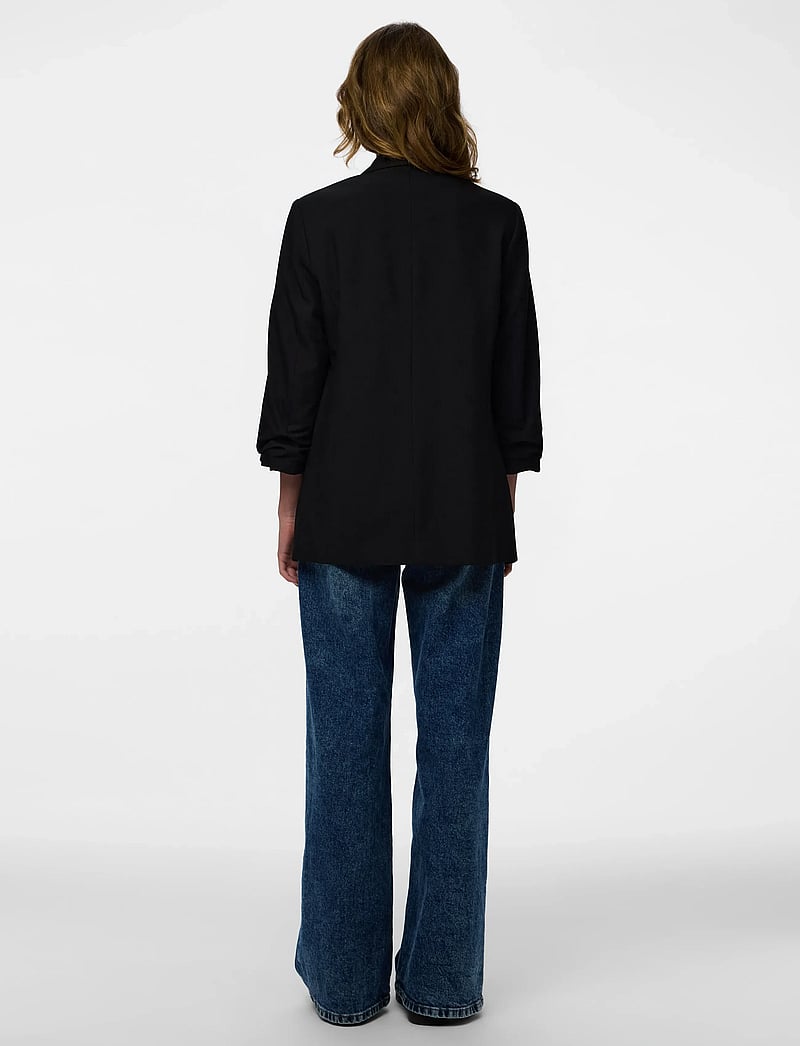 Pieces - PCBOSELLA 3/4 BLAZER NOOS BC - enkelknäppta kavajer - black - 3