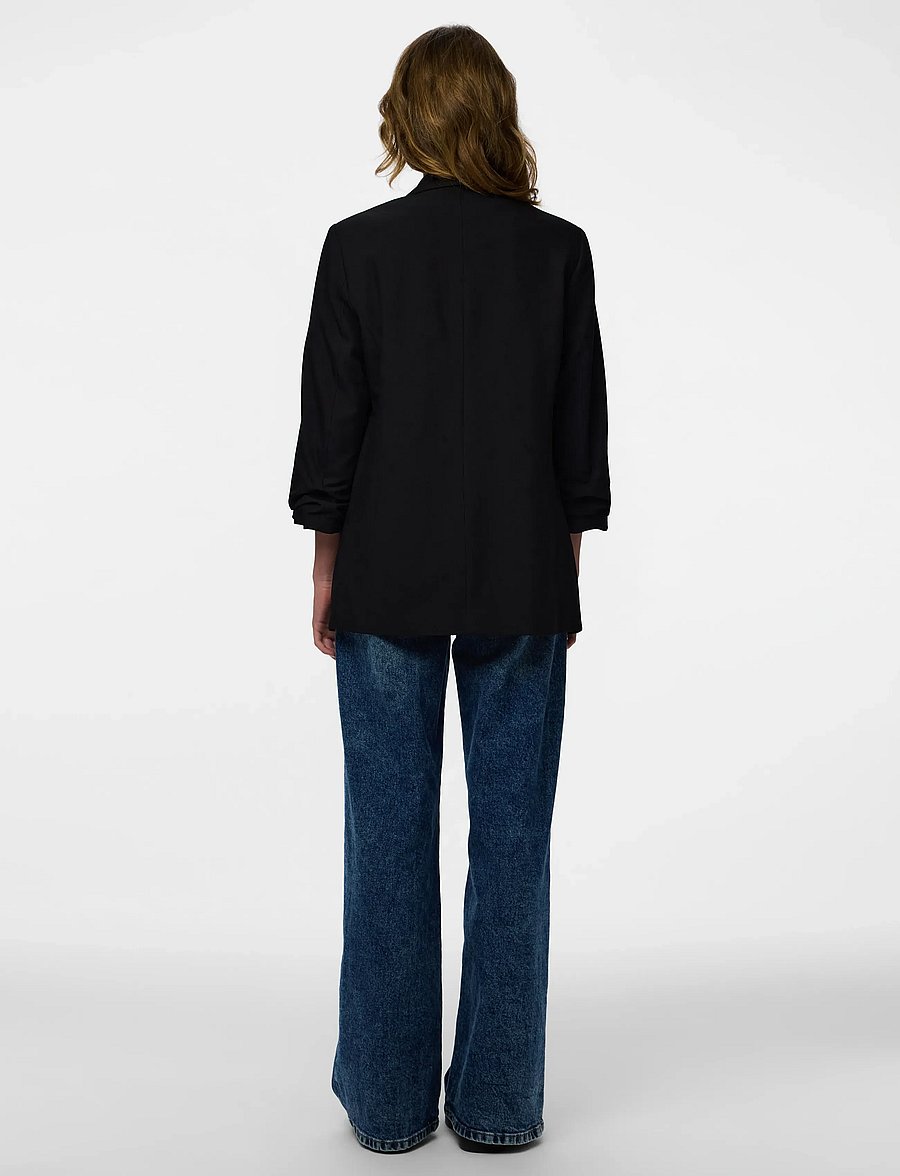 Pieces - PCBOSELLA 3/4 BLAZER NOOS BC - blazers met één knopenrij - black - 3