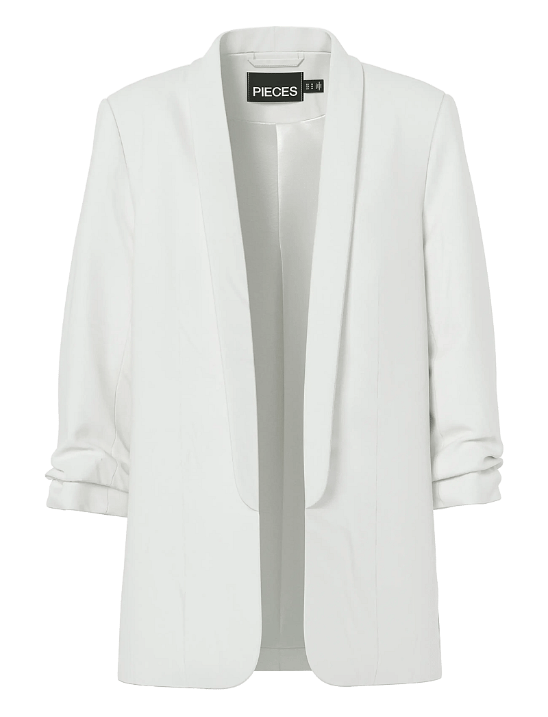 Pieces - PCBOSELLA 3/4 BLAZER NOOS BC - enkelknäppta kavajer - cloud dancer - 1