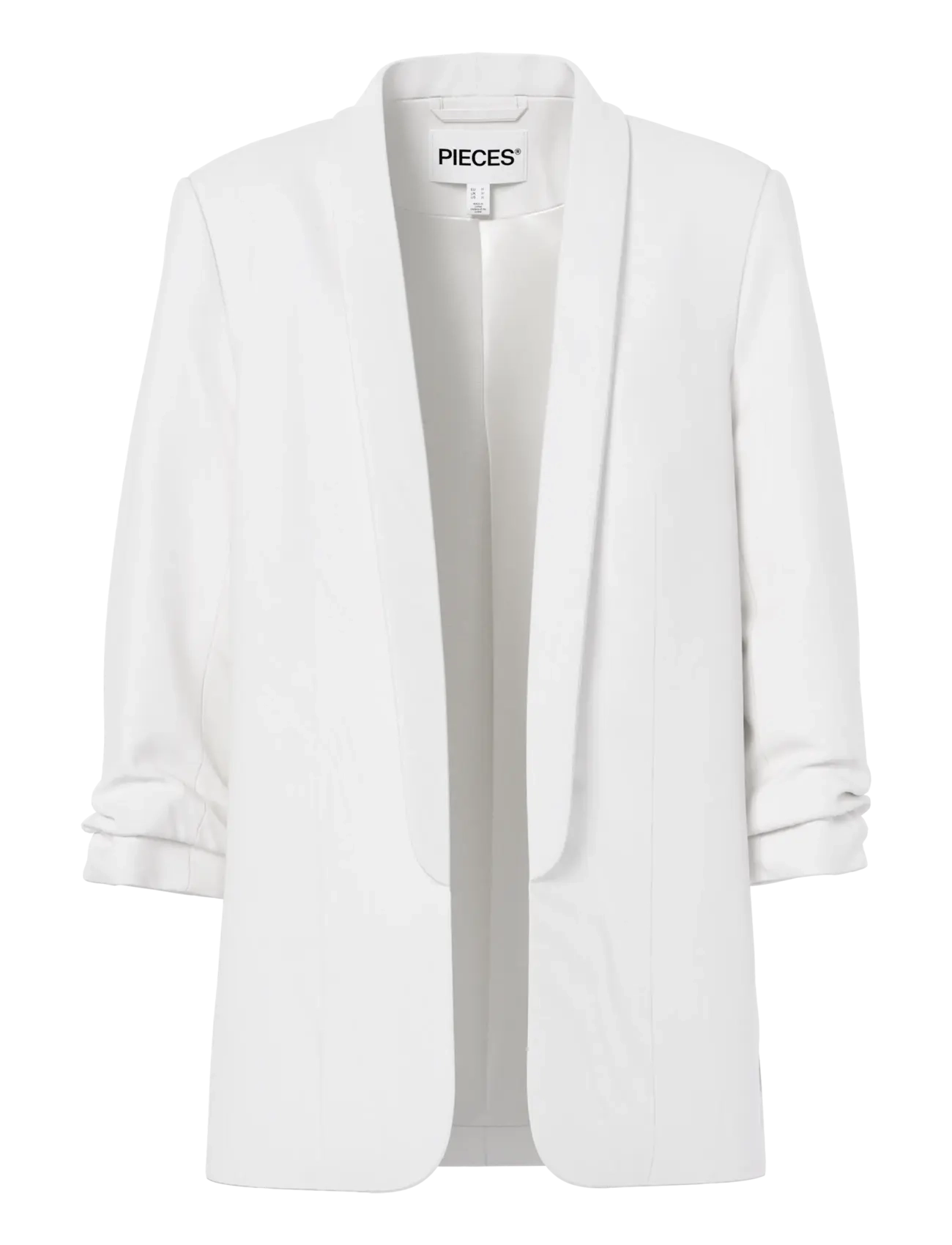 Pieces PCBOSELLA 3/4 BLAZER NOOS BC - Student - CLOUD DANCER / white