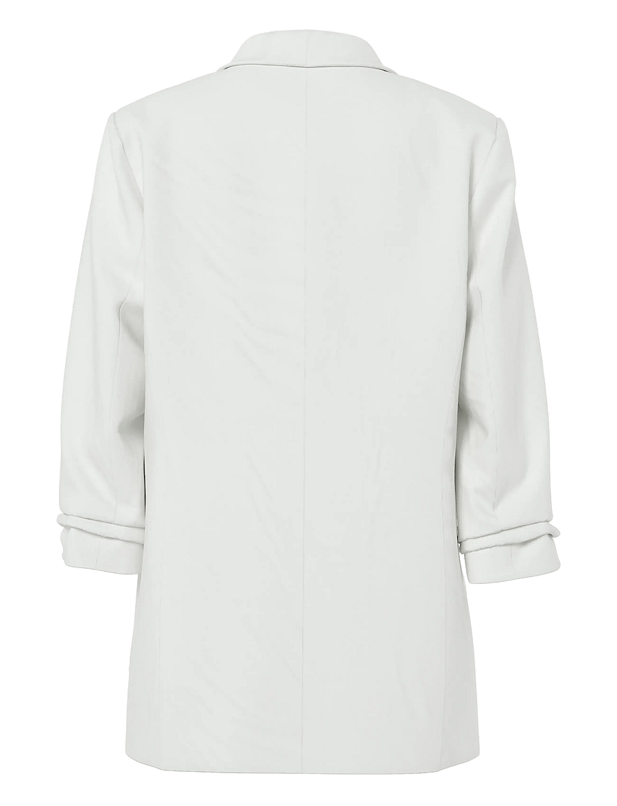 Pieces - PCBOSELLA 3/4 BLAZER NOOS BC - einreihige blazer - cloud dancer - 2