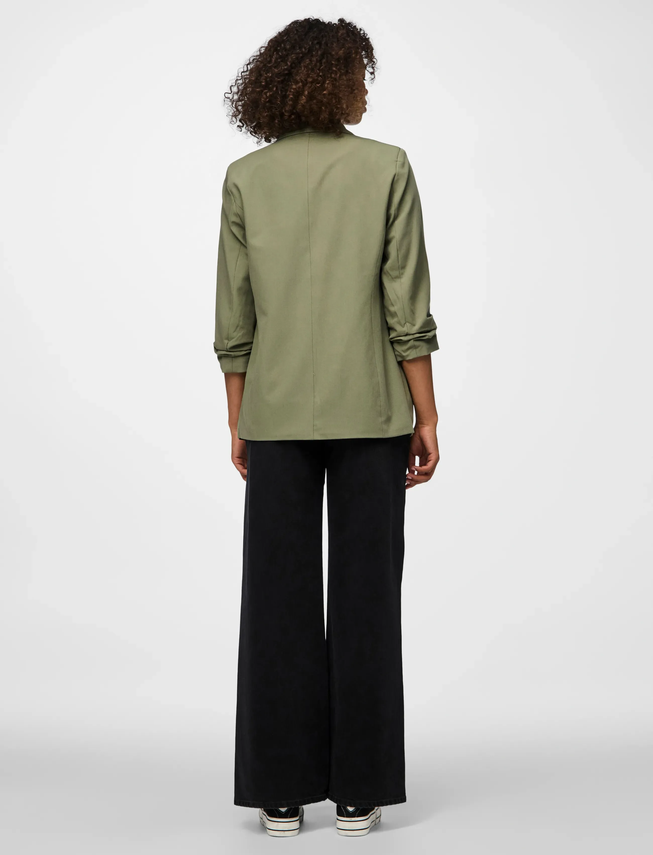Pieces - PCBOSELLA 3/4 BLAZER NOOS BC - enkelknäppta kavajer - deep lichen green - 3