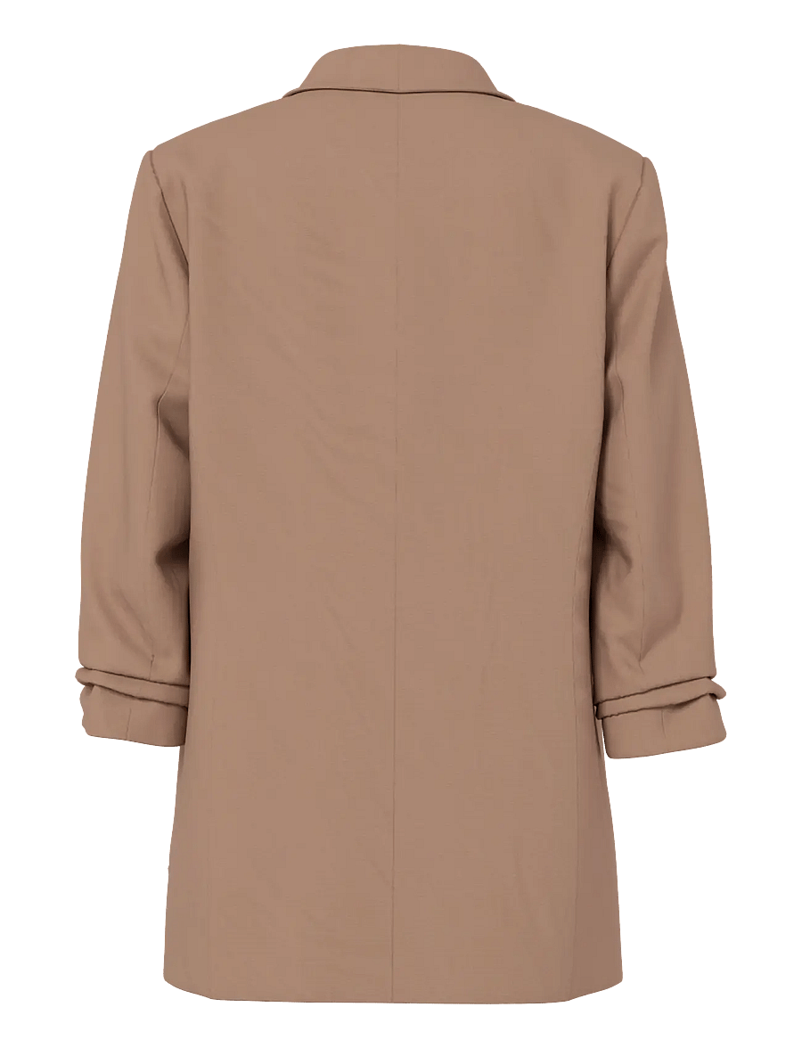 Pieces - PCBOSELLA 3/4 BLAZER NOOS BC - enkelknäppta kavajer - fossil - 2