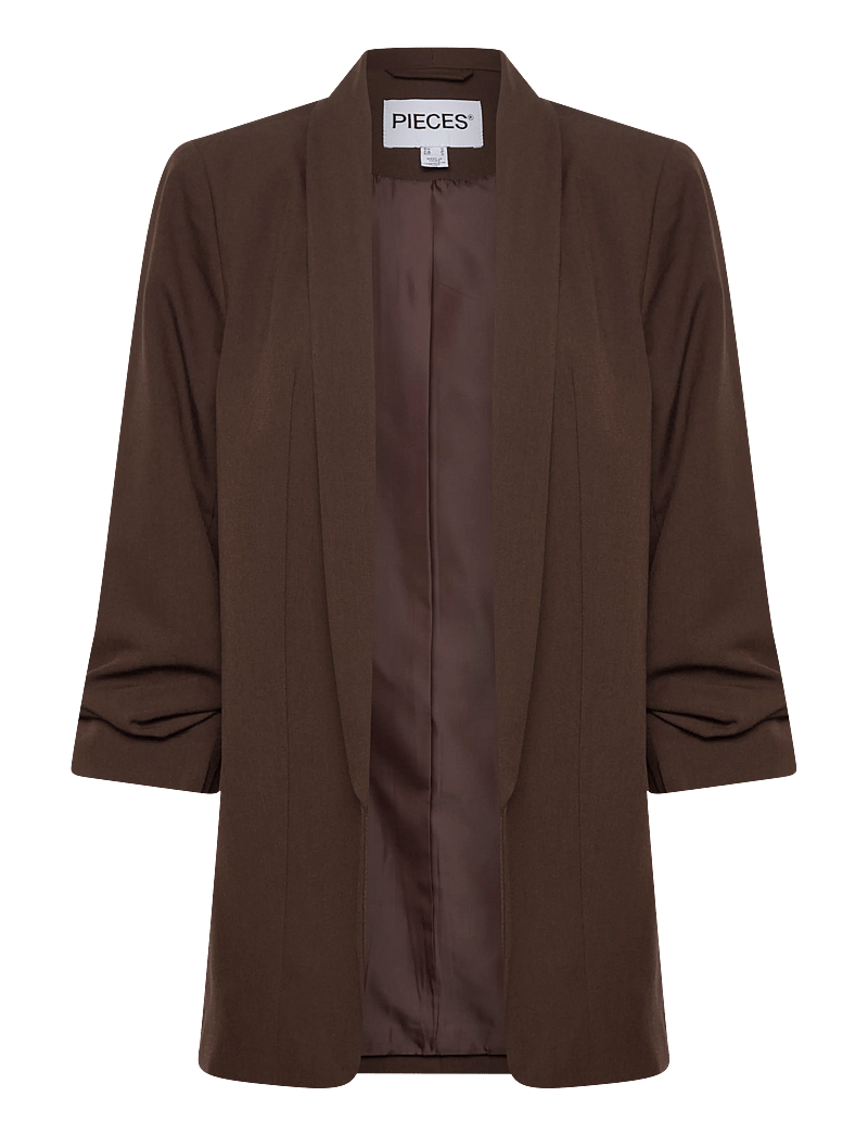 Pieces - PCBOSELLA 3/4 BLAZER NOOS BC - enkeltradede blazere - hot fudge - 1
