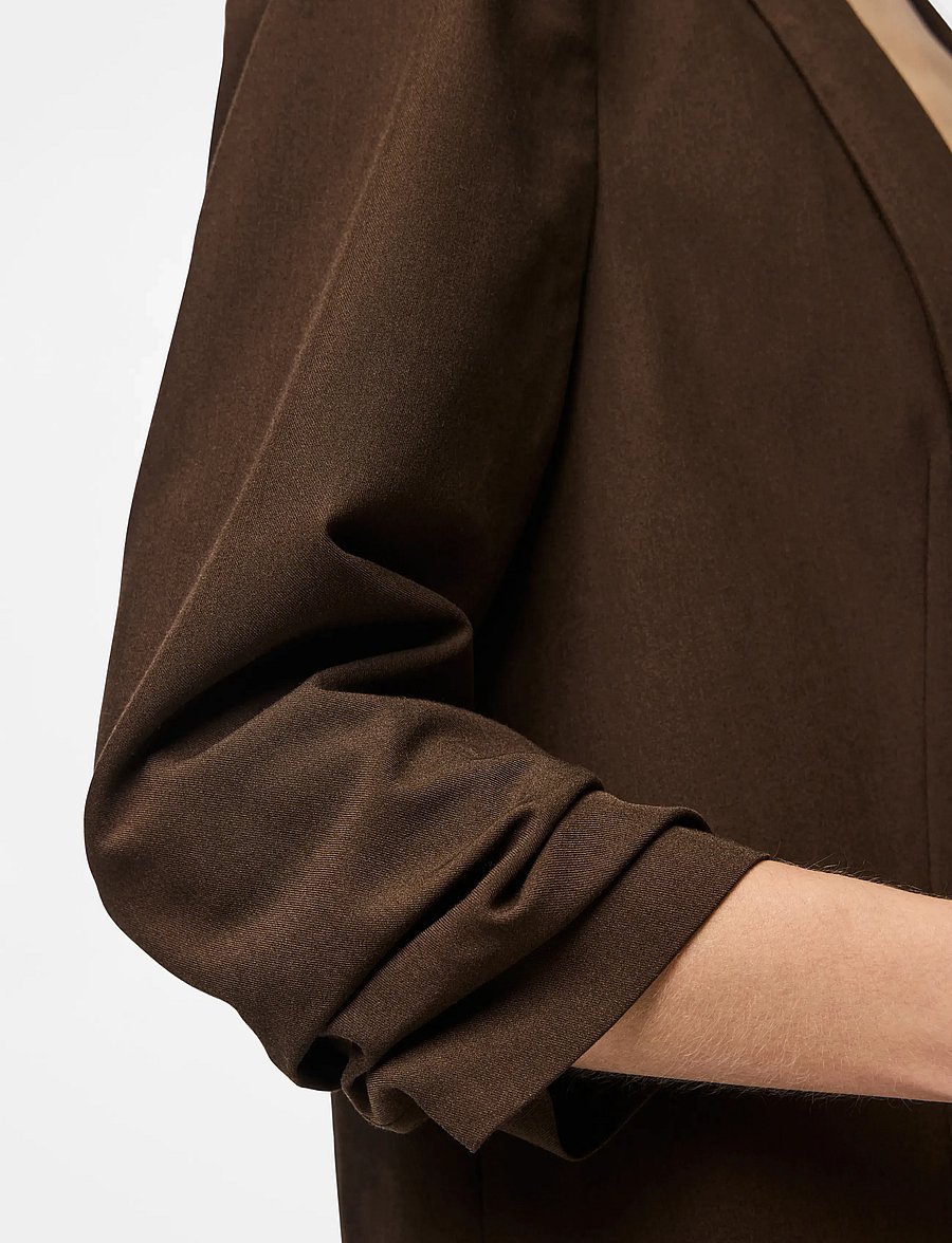 Pieces - PCBOSELLA 3/4 BLAZER NOOS BC - blazers met één knopenrij - hot fudge - 5