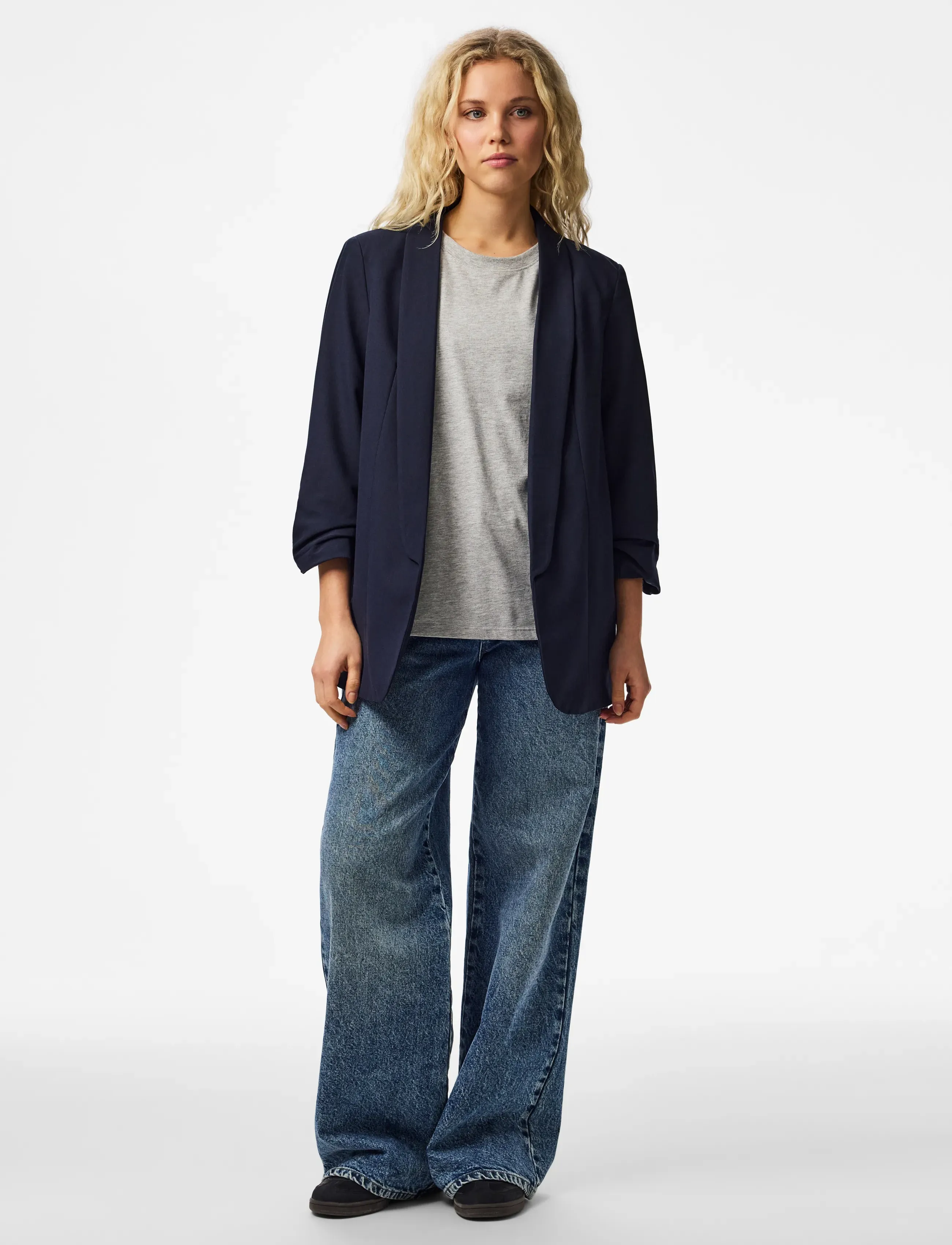 Pieces - PCBOSELLA 3/4 BLAZER NOOS BC - Üherealised pintsakud - night sky - 4