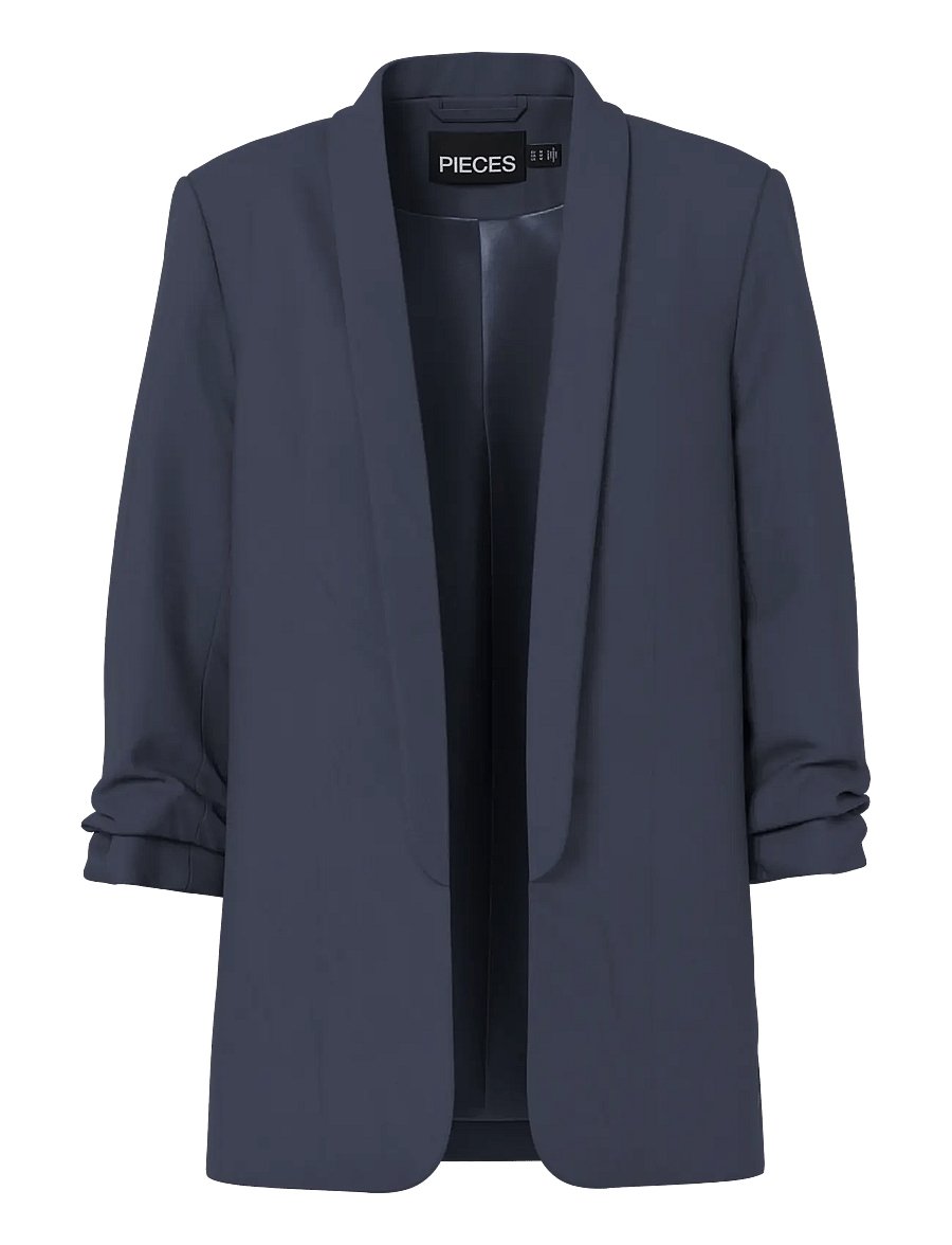 Pieces - PCBOSELLA 3/4 BLAZER NOOS BC - einreihige blazer - ombre blue - 1