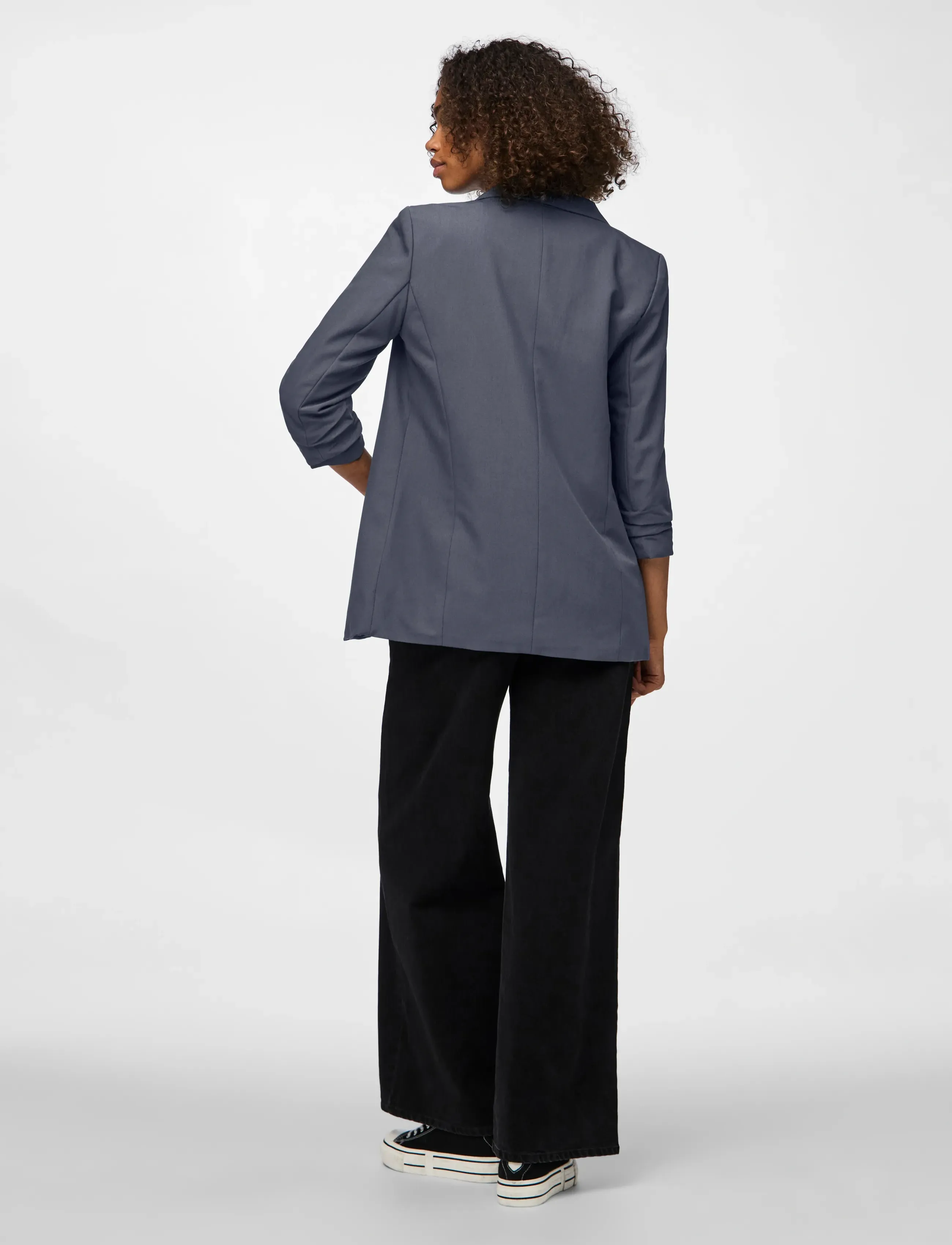 Pieces - PCBOSELLA 3/4 BLAZER NOOS BC - single breasted blazers - ombre blue - 3