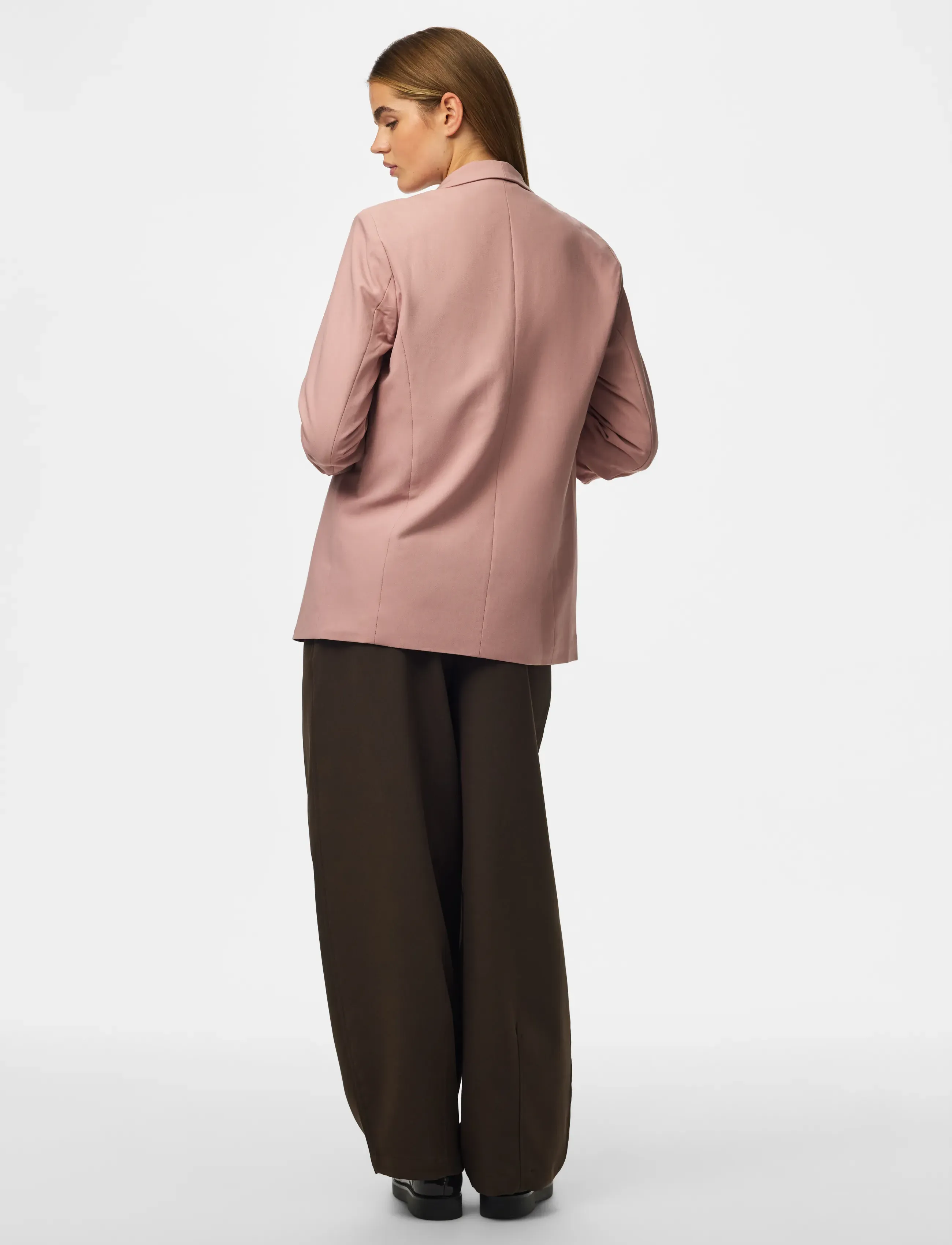 Pieces - PCBOSELLA 3/4 BLAZER NOOS BC - enkelknäppta kavajer - woodrose - 3