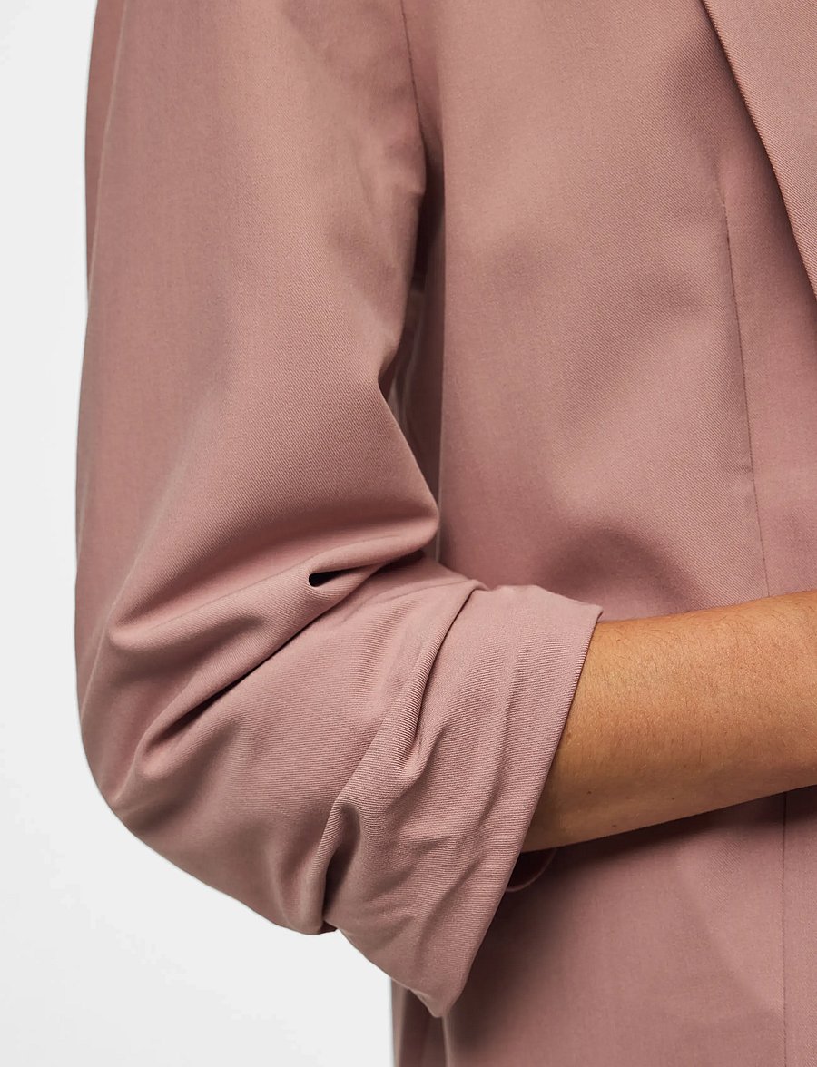 Pieces - PCBOSELLA 3/4 BLAZER NOOS BC - enkelknäppta kavajer - woodrose - 5