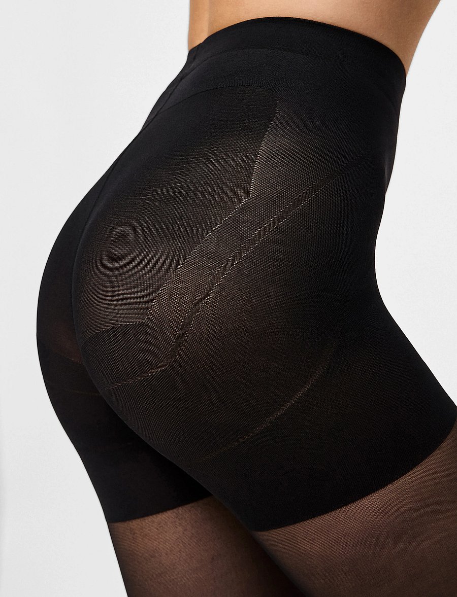 Pieces - PCSHAPER 20 DEN TIGHTS NOOS - besondere anlässe - black - 3