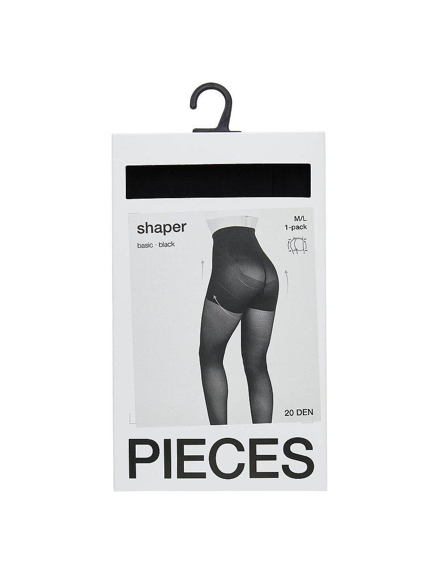 Pieces - PCSHAPER 20 DEN TIGHTS NOOS - besondere anlässe - black - 4