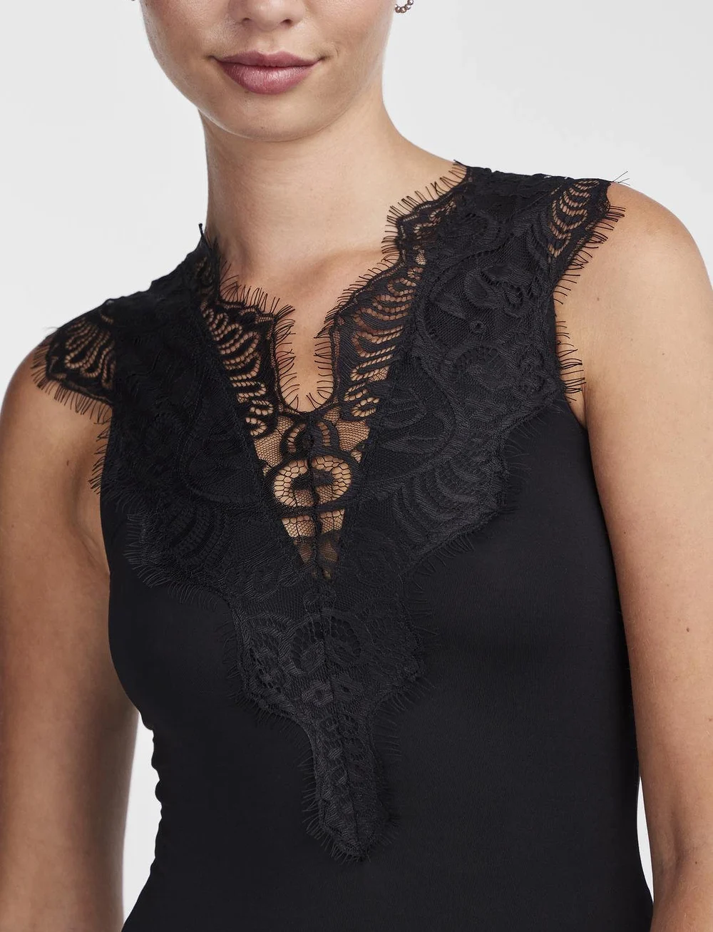 Pieces - PCILU BODYSTOCKING NOOS - besondere anlässe - black - 5