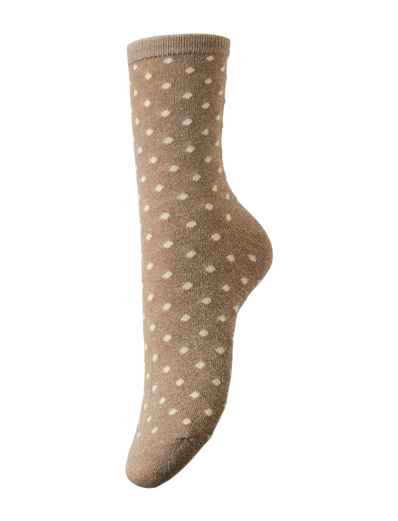 PIECES Pcsebby Glitter Long Pattern Noos Bc Beige - One Size - Damen