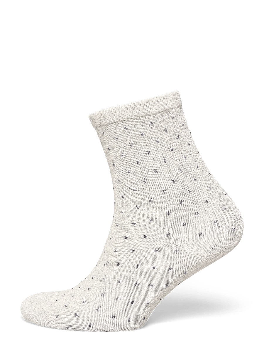 Pieces - PCSEBBY GLITTER LONG PATTERN NOOS BC - klassikalised sokid - silver lining - 0