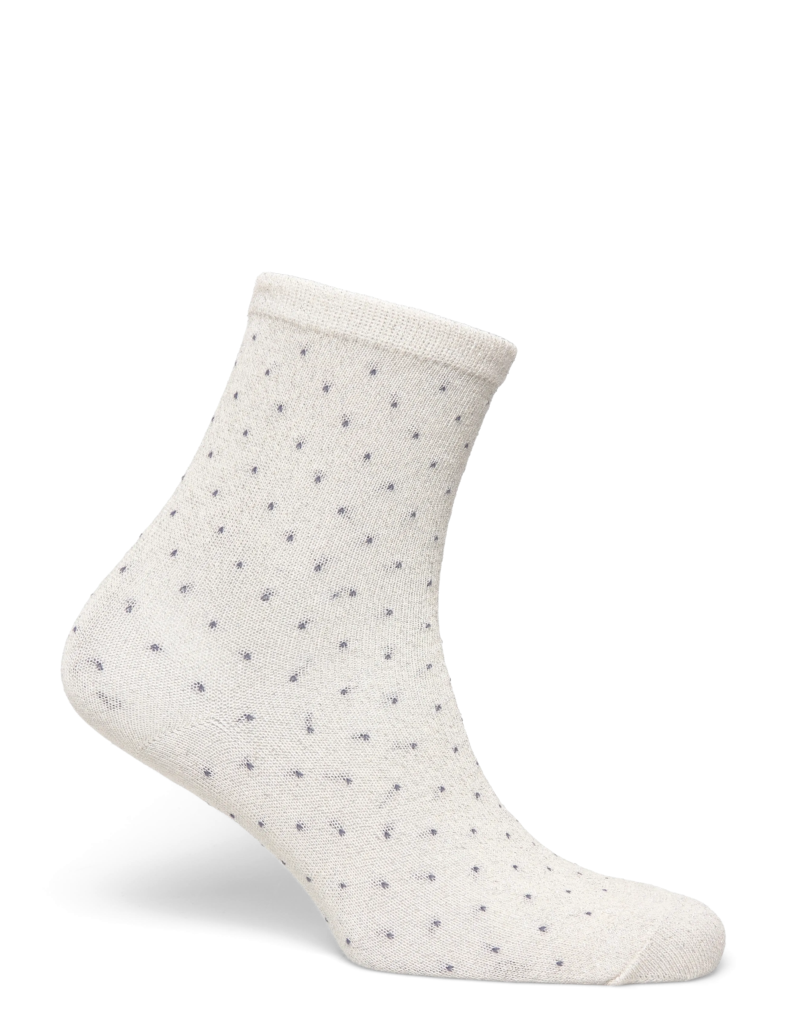 Pieces - PCSEBBY GLITTER LONG PATTERN NOOS BC - crew-socken - silver lining - 1