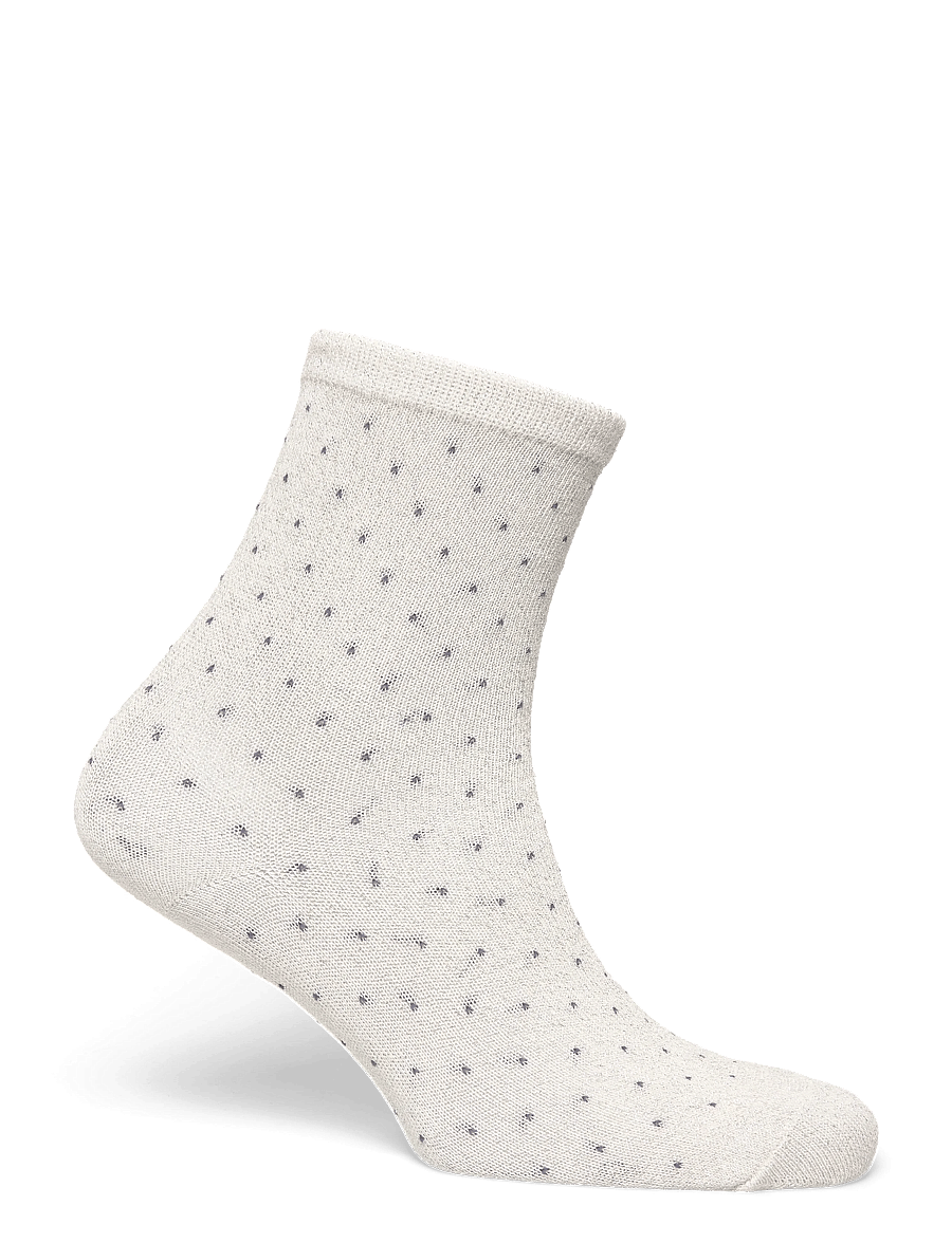 Pieces - PCSEBBY GLITTER LONG PATTERN NOOS BC - klassikalised sokid - silver lining - 1