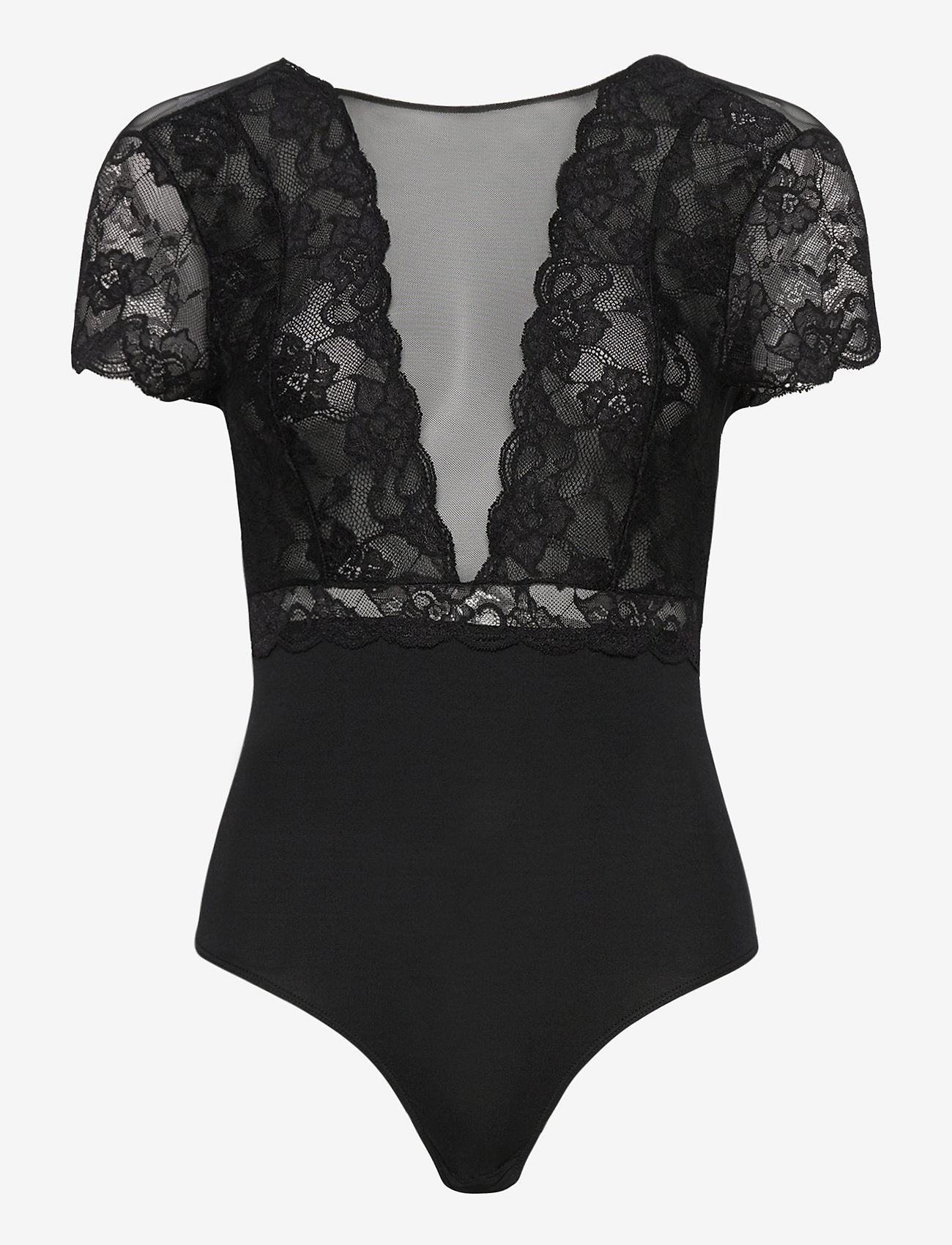 Pieces - PCSICCA SS BODYSTOCKING NOOS - særlige begivenheder - black - 1