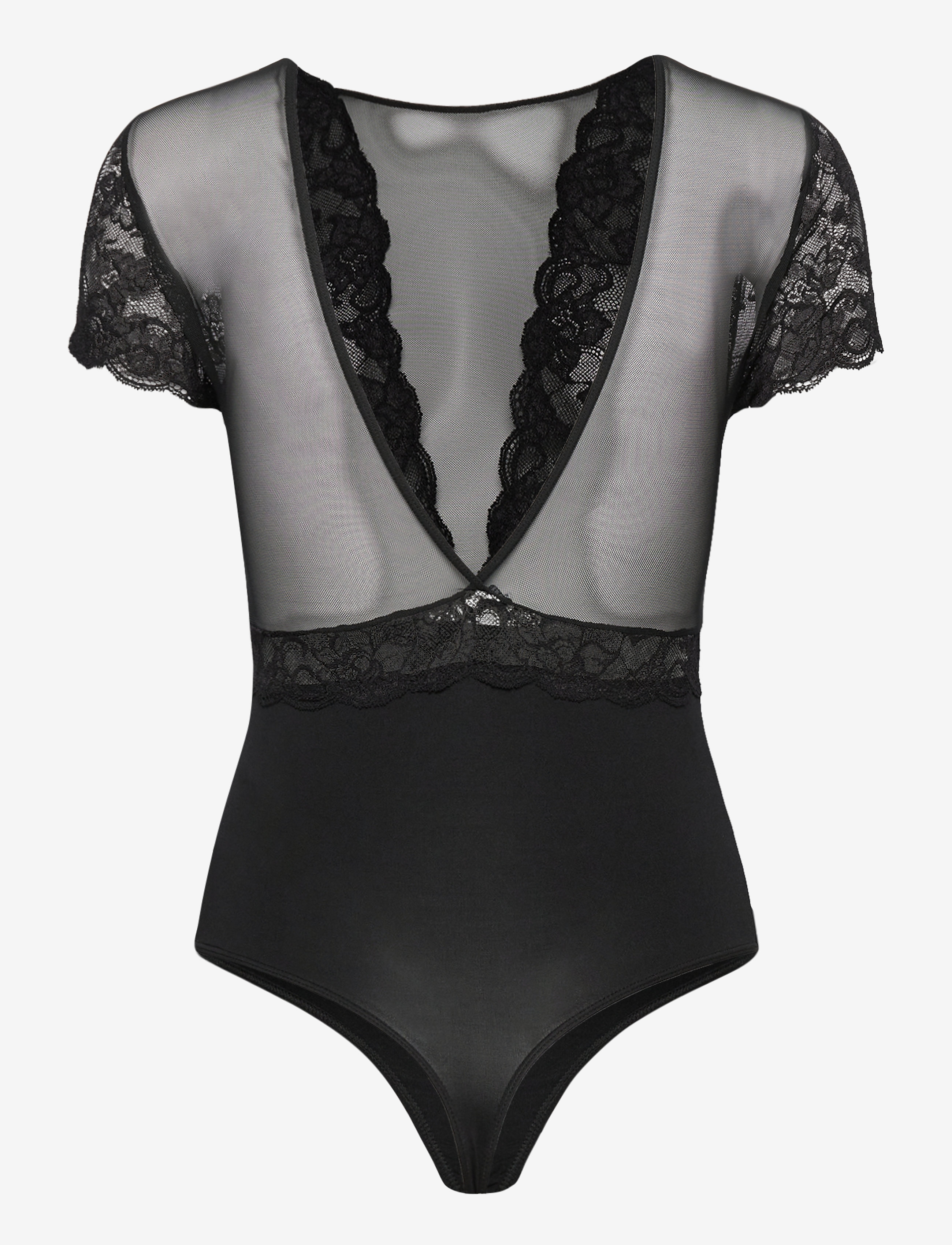 Pieces - PCSICCA SS BODYSTOCKING NOOS - die niedrigsten preise - black - 2