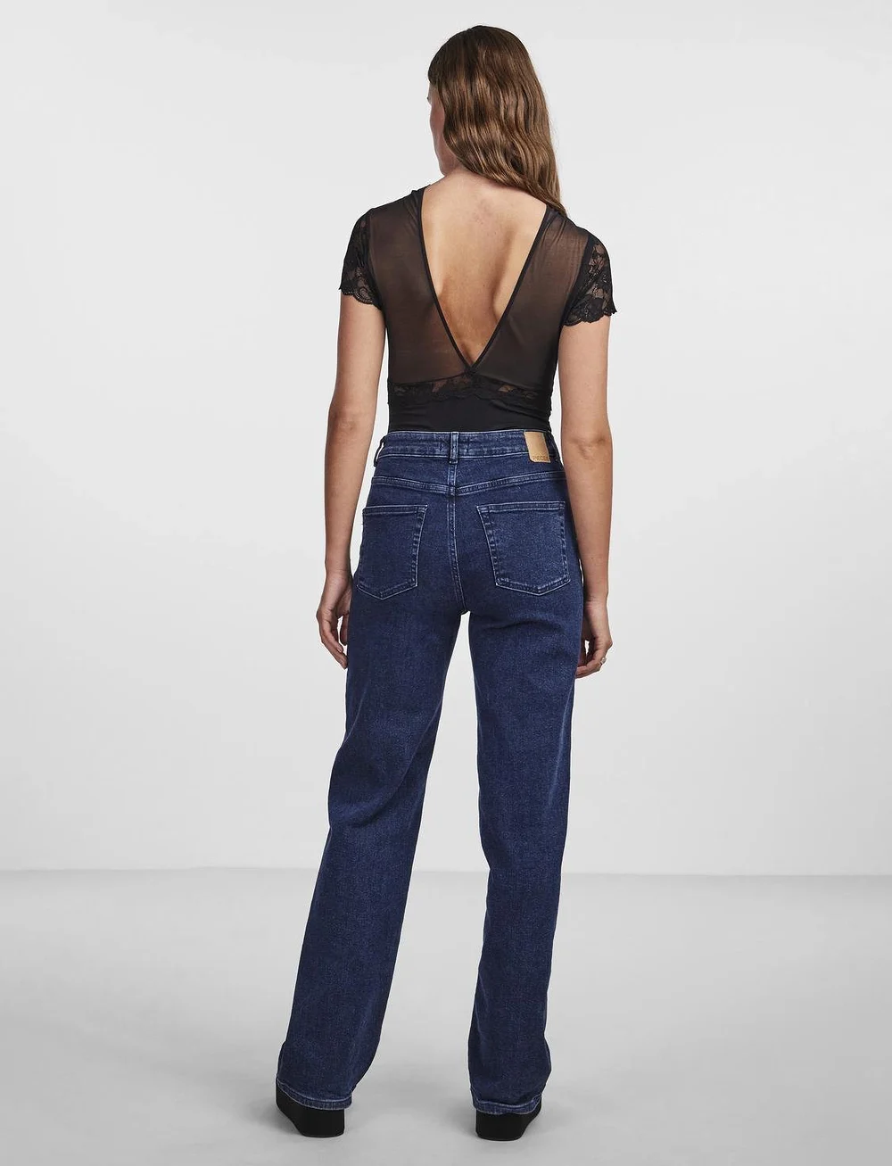 Pieces - PCSICCA SS BODYSTOCKING - erilised sündmused - black - 3