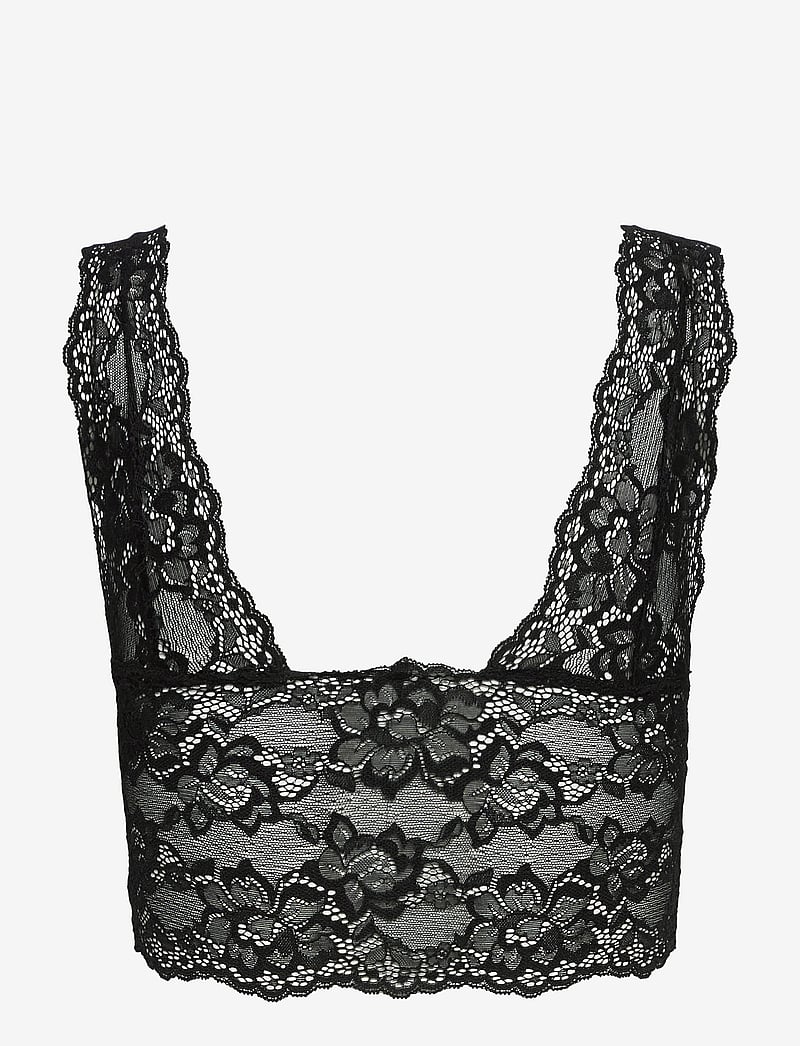 Pieces - PCLINA LACE BRA TOP - bralette - black - 2