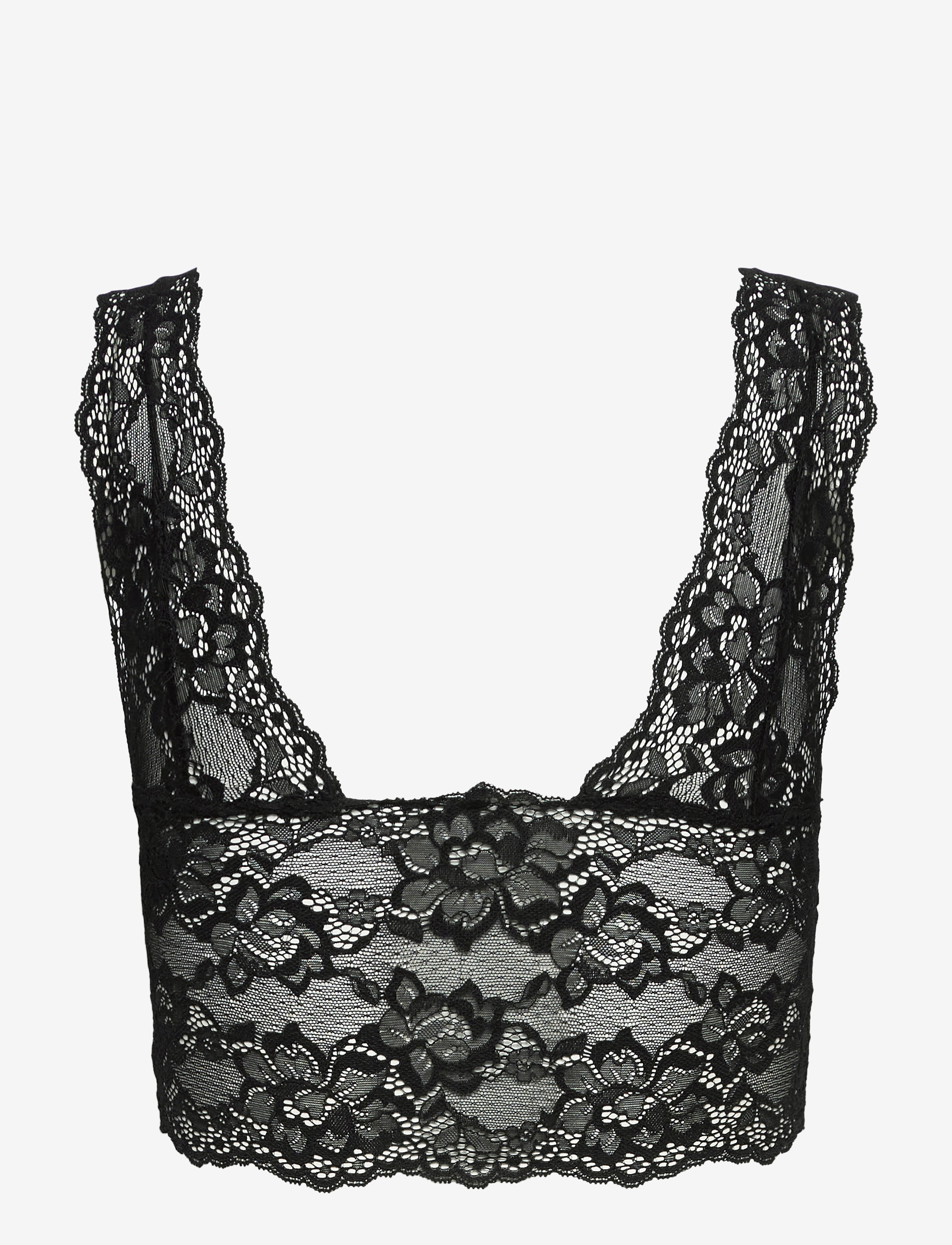 Pieces - PCLINA LACE BRA TOP NOOS - bralette - black - 2