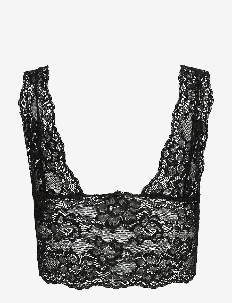 Pieces - PCLINA LACE BRA TOP NOOS - bralette - black - 2