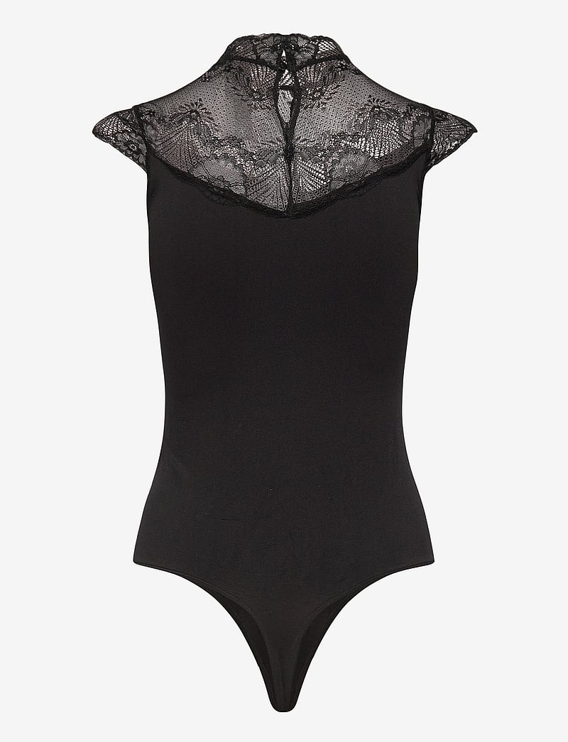 Pieces - PCNAYA BODYSTOCKING NOOS - erilised sündmused - black - 2