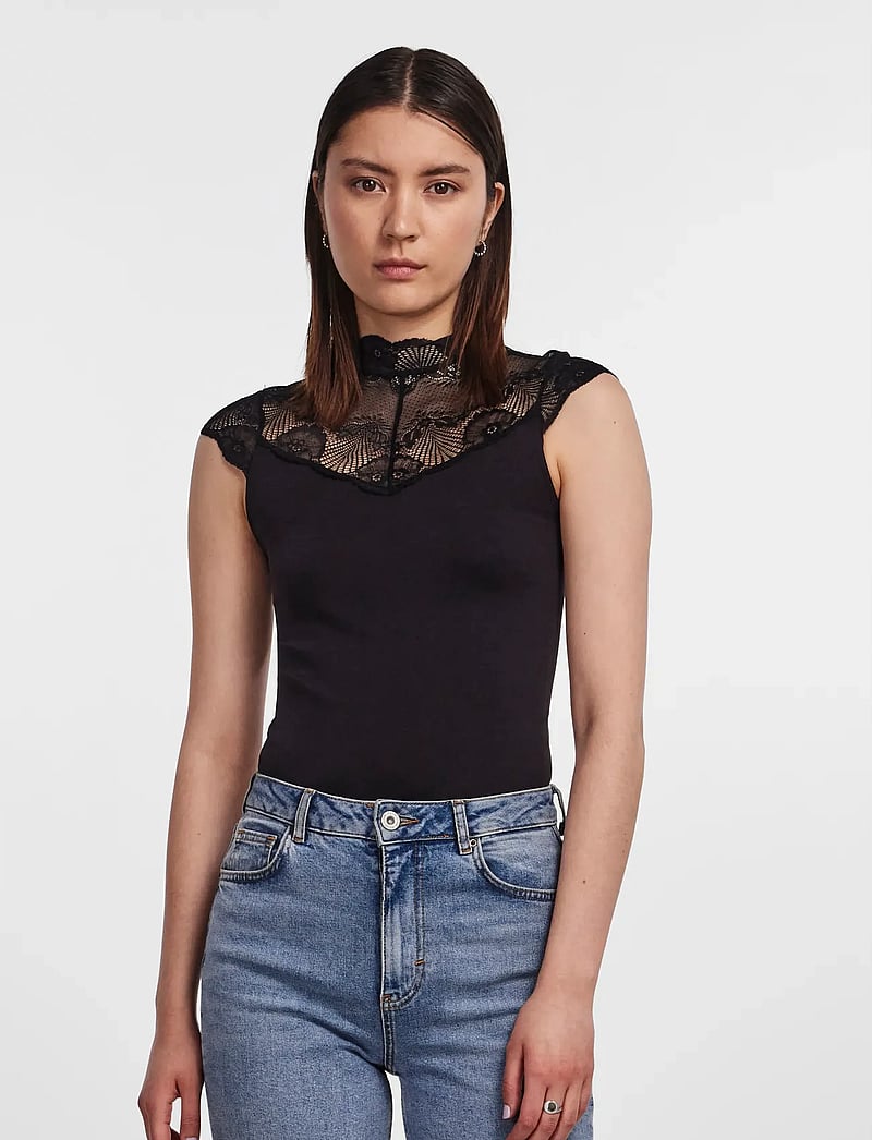 Pieces - PCNAYA BODYSTOCKING NOOS - erilised sündmused - black - 0