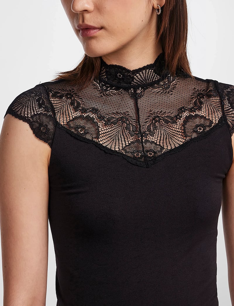 Pieces - PCNAYA BODYSTOCKING NOOS - erilised sündmused - black - 5