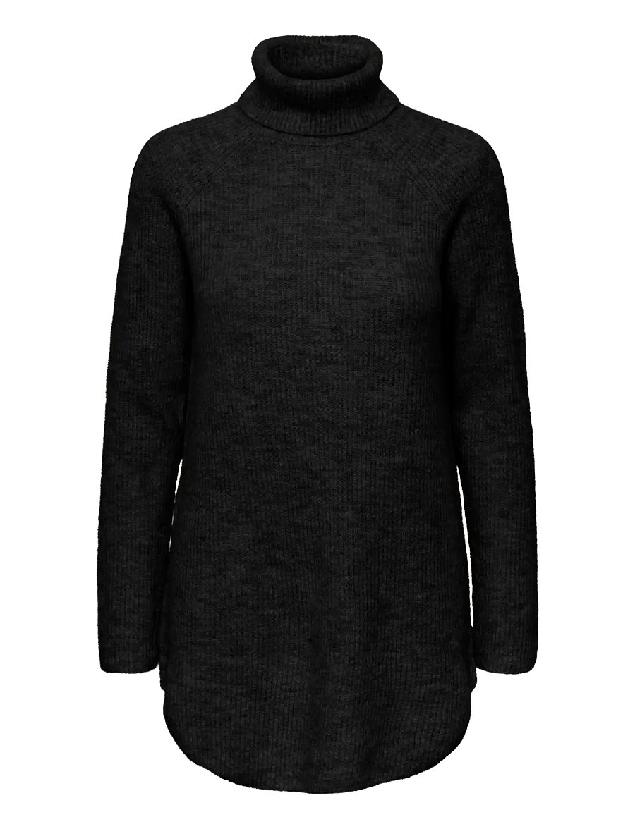 Pieces - PCELLEN LS LONG KNIT NOOS BC - pullover - black - 1