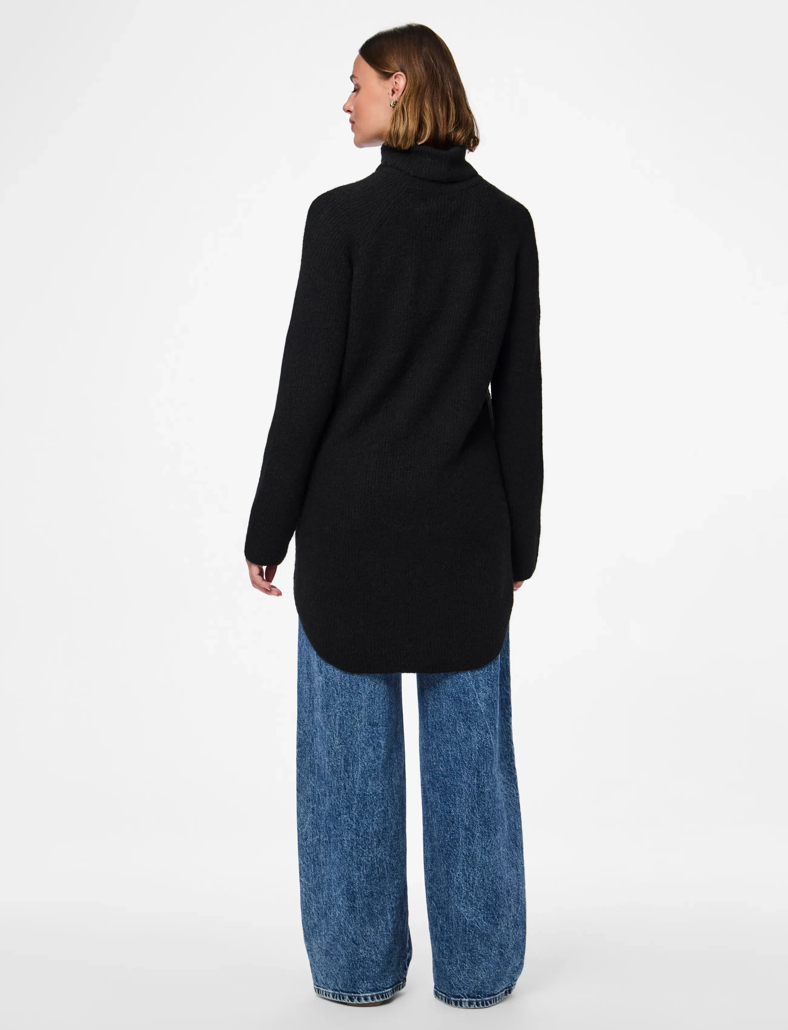 Pieces - PCELLEN LS LONG KNIT NOOS BC - pullover - black - 3