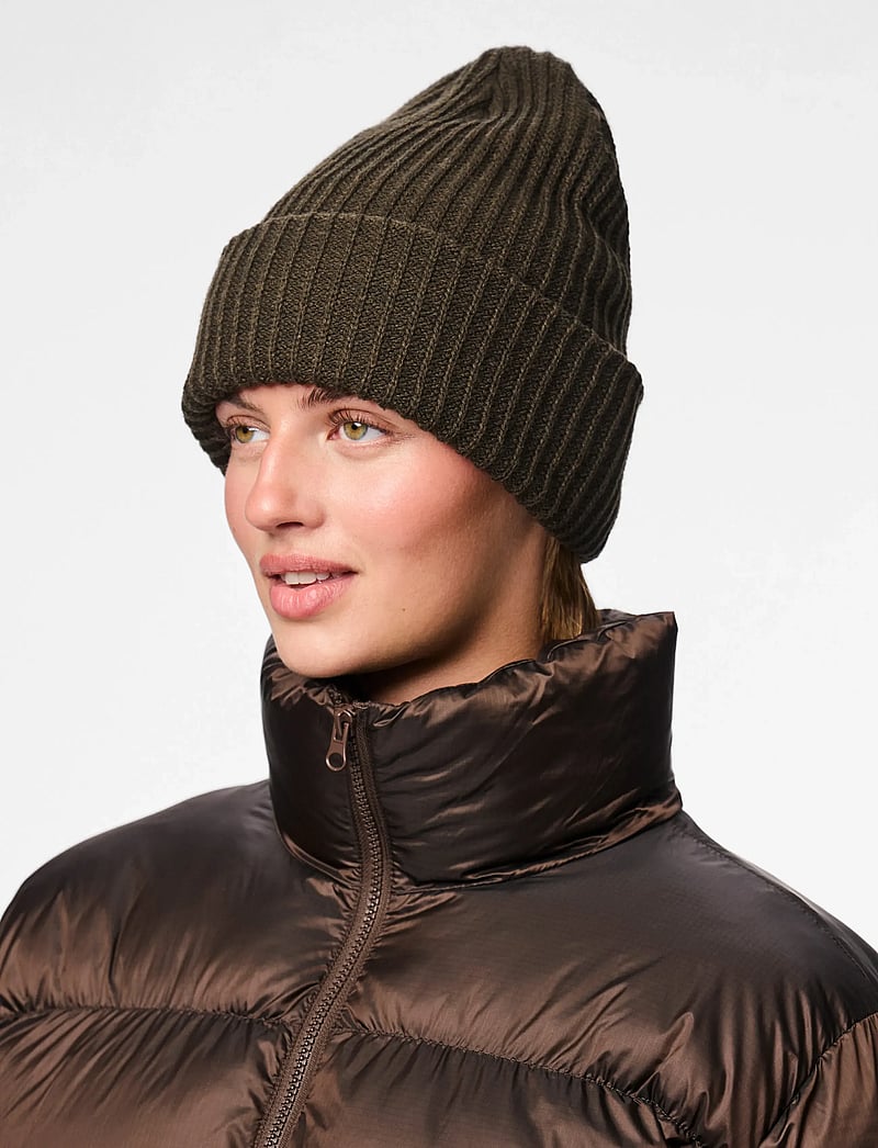 Pieces - PCHEXO HOOD NOOS BC - kapelusze - hot fudge - 2