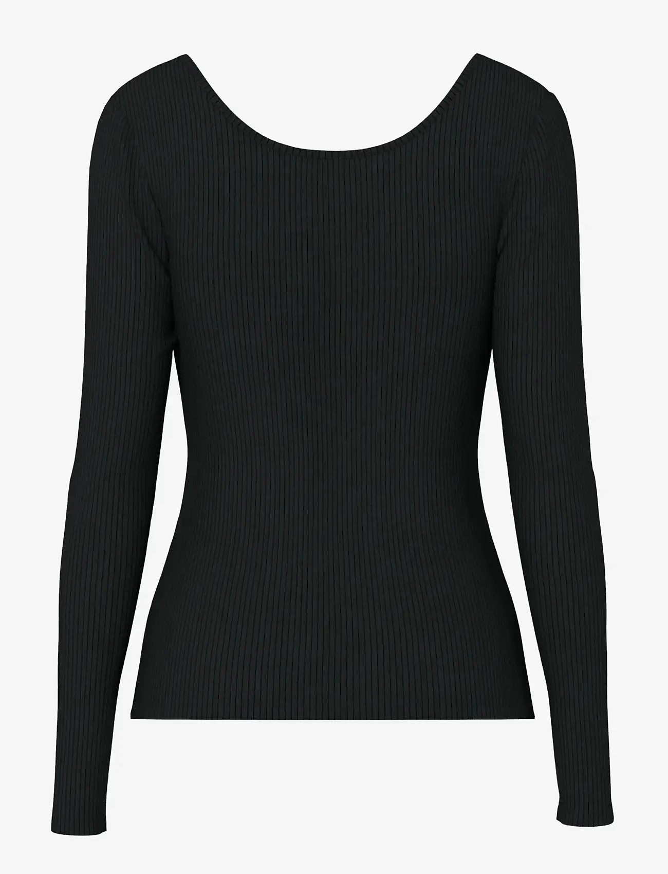 Pieces - PCKITTE LS TOP JRS NOOS BC - långärmade toppar - black - 2