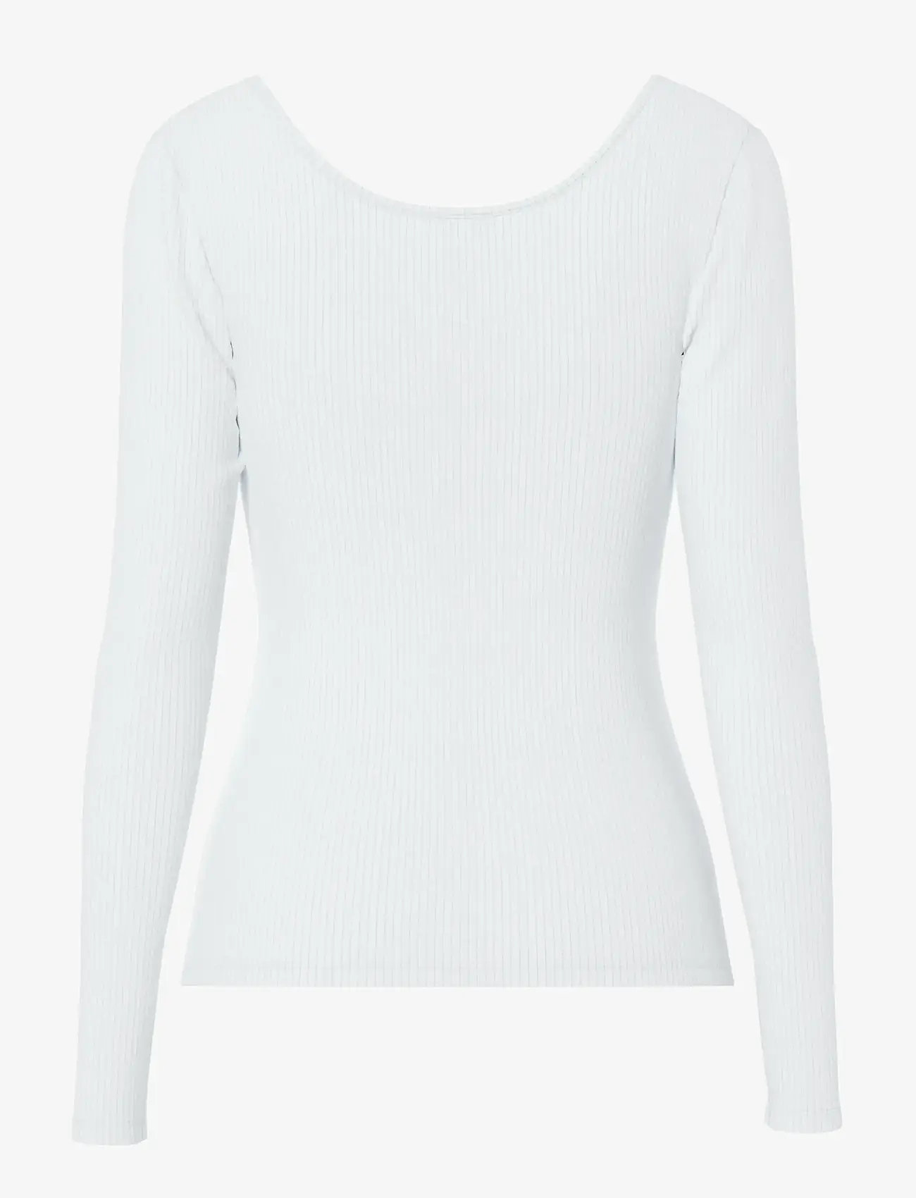 Pieces - PCKITTE LS TOP JRS NOOS BC - mažiausios kainos - bright white - 2